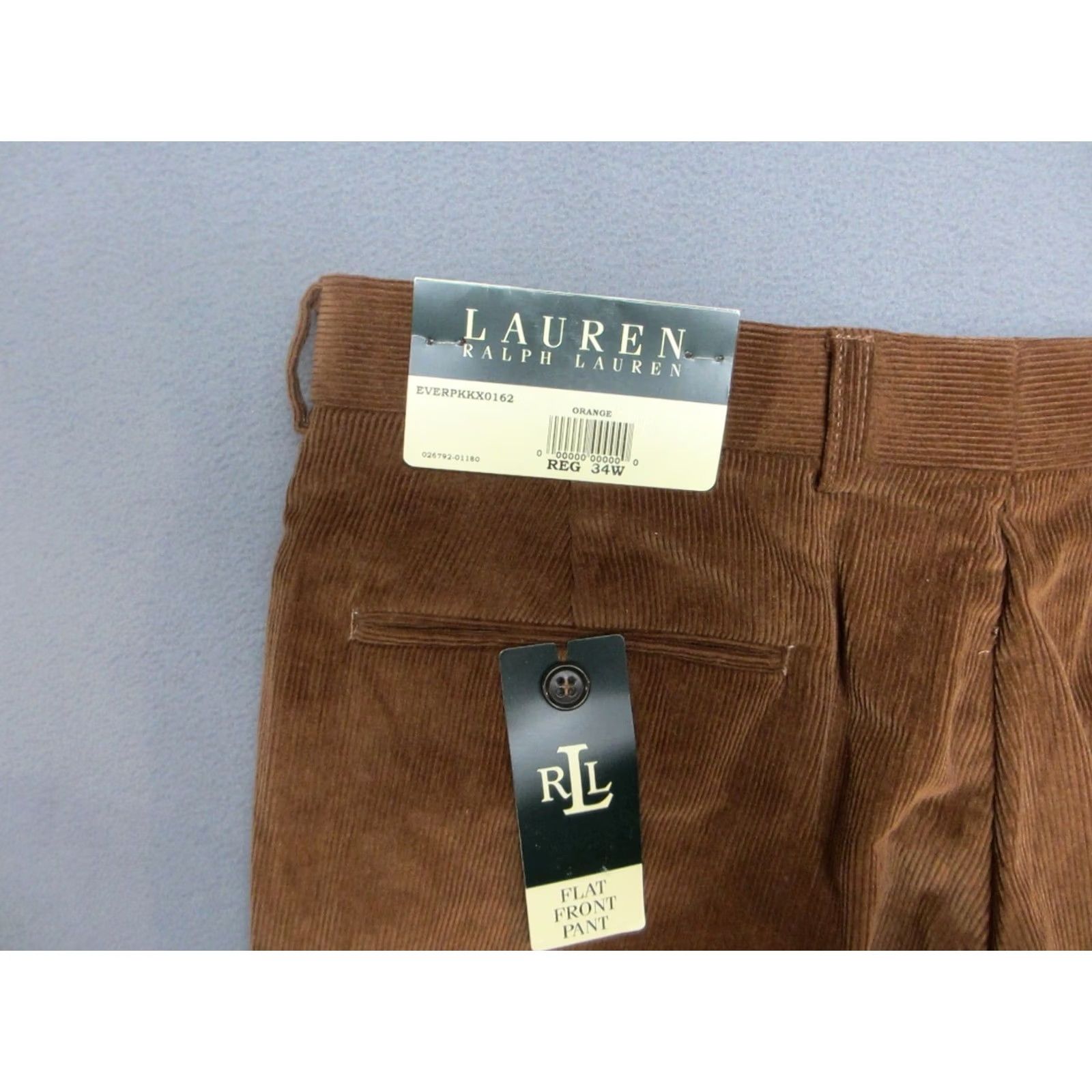 Ralph Lauren Lauren Ralph Lauren Pants Mens 34 Orange Corduroy Straight Leg Pocket Size US 34 / EU 50 - 3 Thumbnail