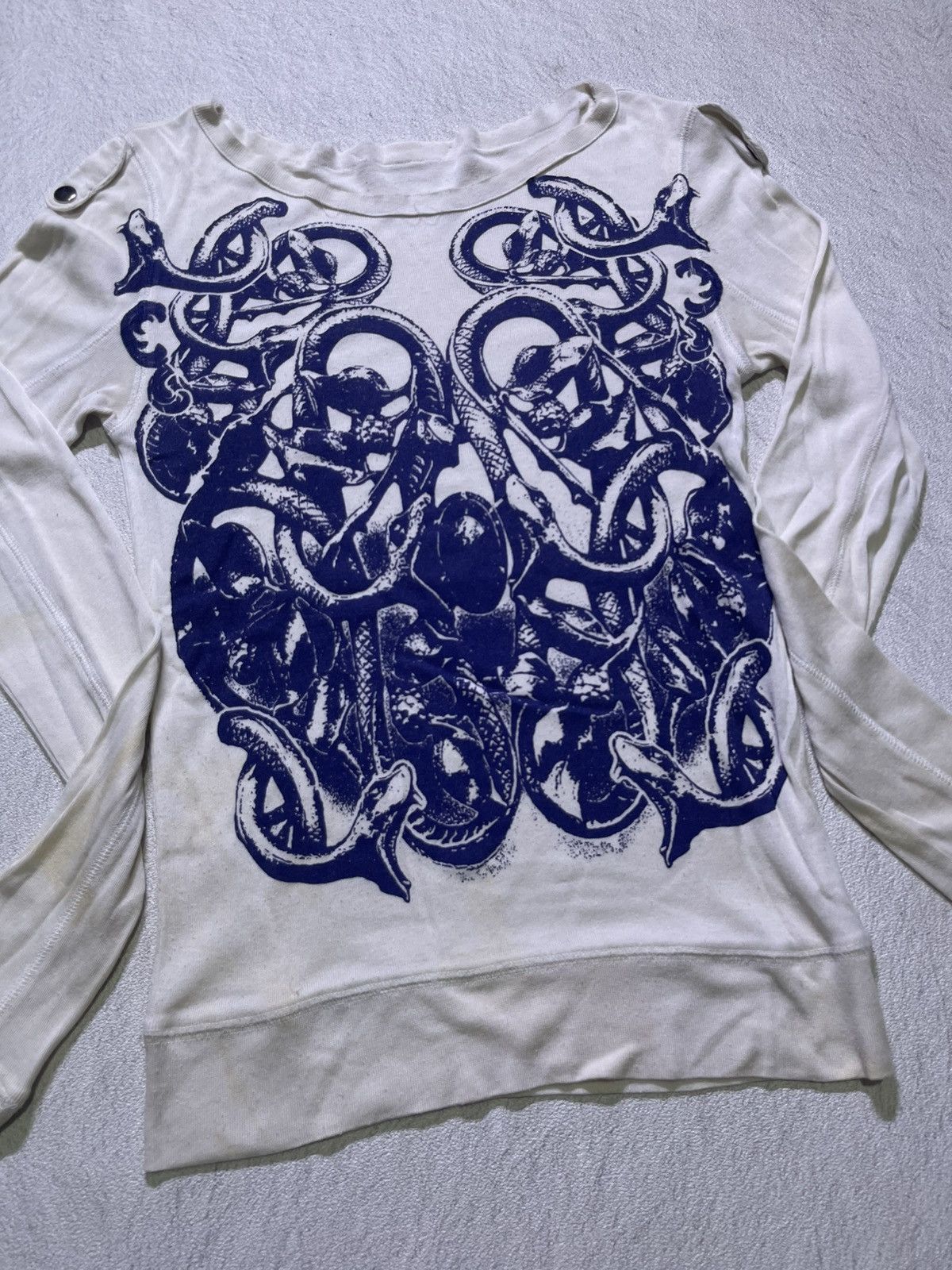 Japanese Brand Y2K long sleeve tshirt modusa style Size S / US 4 / IT 40 - 2 Thumbnail