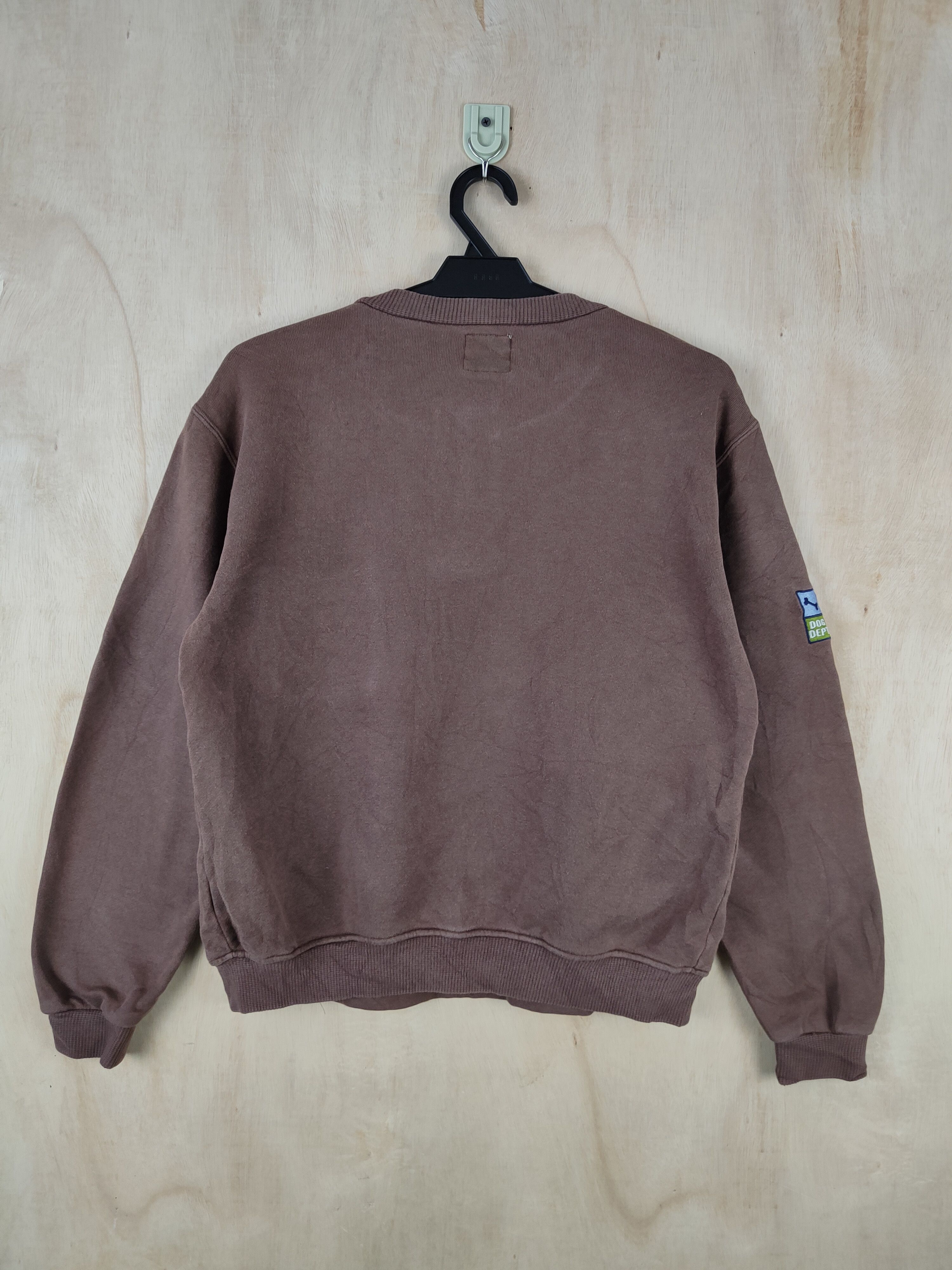 Japanese Brand Dog Dept Dark Brown Sweatshirts #S2565 Size US S / EU 44-46 / 1 - 9 Thumbnail