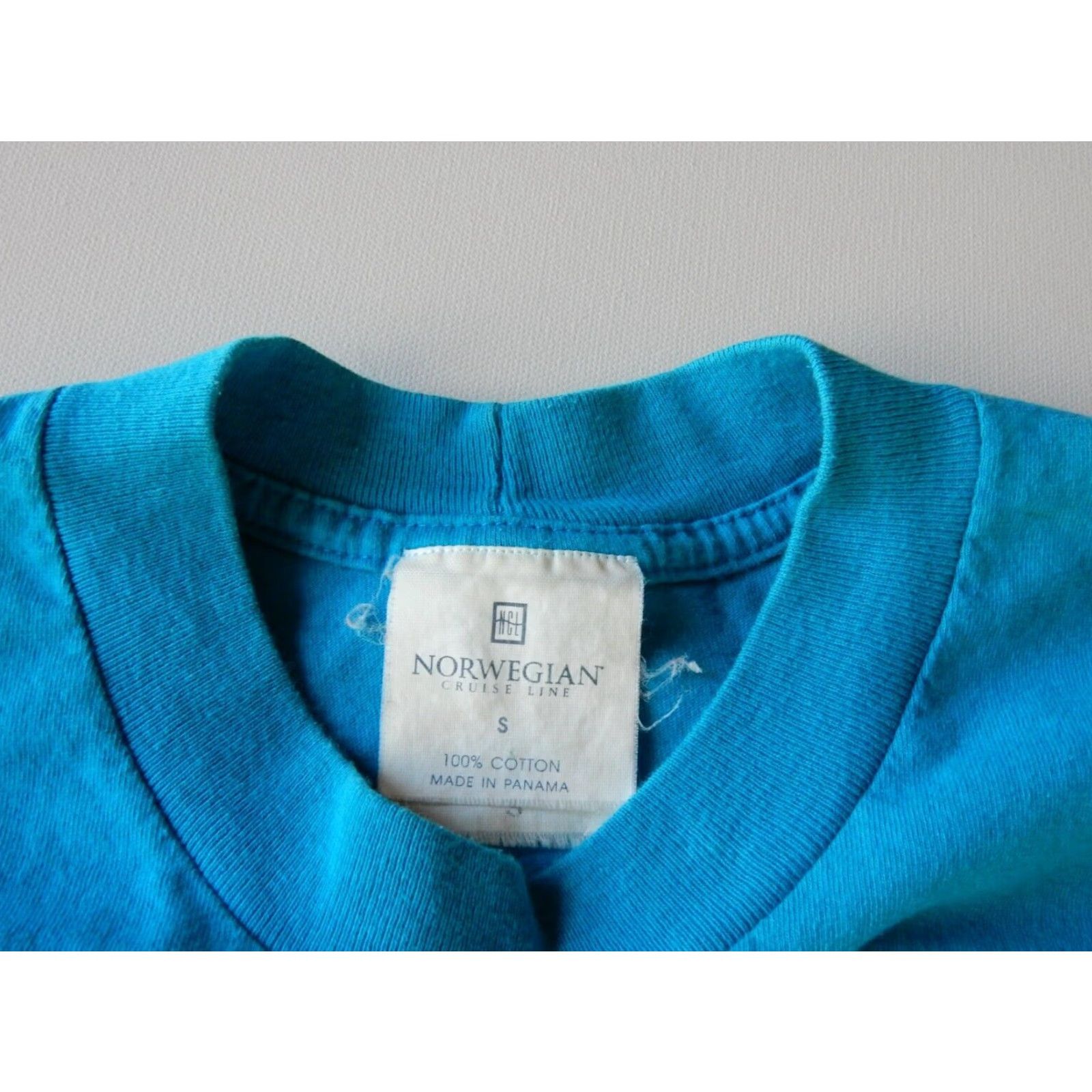 Vintage VINTAGE Norwegian Cruise Line Men's Short Sleeve T-Shirt Size S Blue Cotton Summer Size US S / EU 44-46 / 1 - 3 Thumbnail