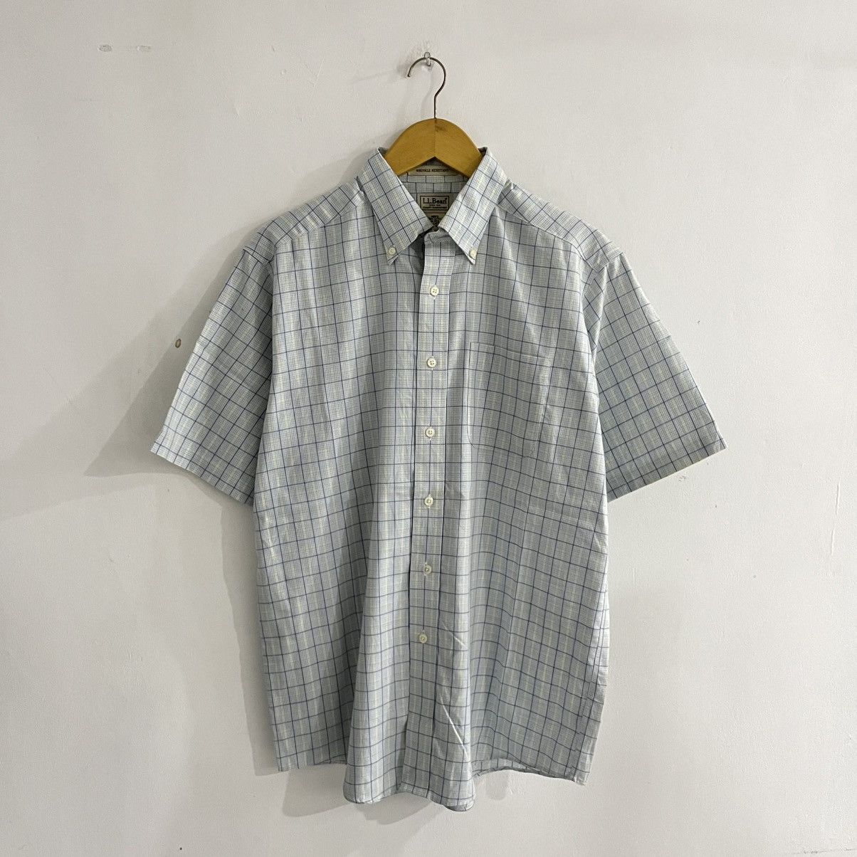 L.L. Bean LL Bean - Wrinkle Resistant Short Sleeve Shirt Size US M / EU 48-50 / 2 - 1 Thumbnail
