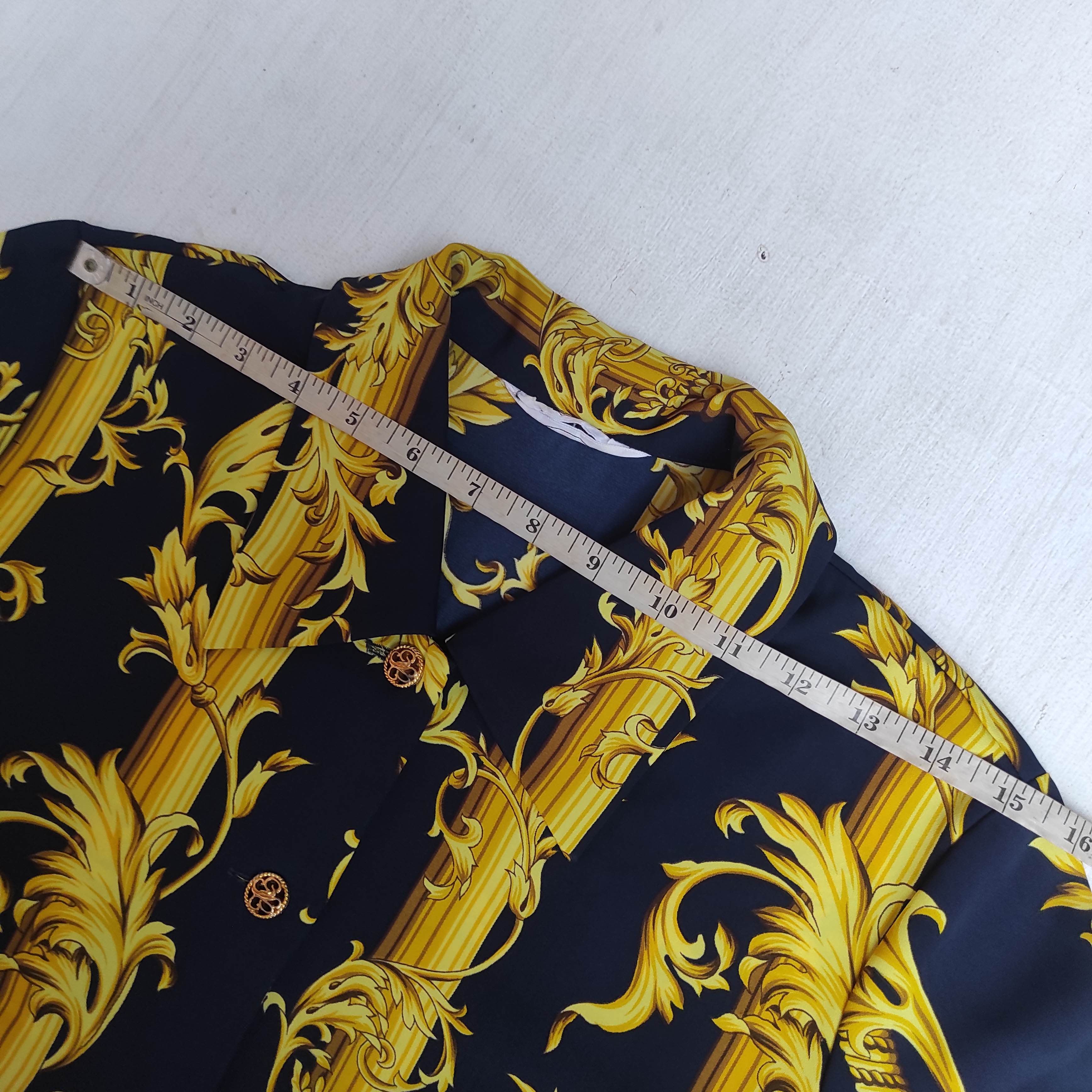 Japanese Brand Made in Japan Primary Shirt Button Up Like versace Size US M / EU 48-50 / 2 - 19 Thumbnail