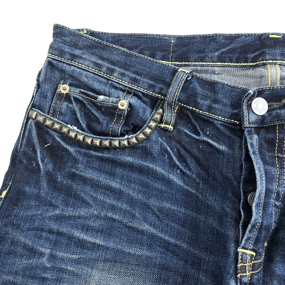 Hysteric Glamour × Japanese Brand × Yohji Yamamoto Vtg Hysteric Glamour “Blondie Is A Group!” Faded Denim Pants Size US 32 / EU 48 - 7 Thumbnail