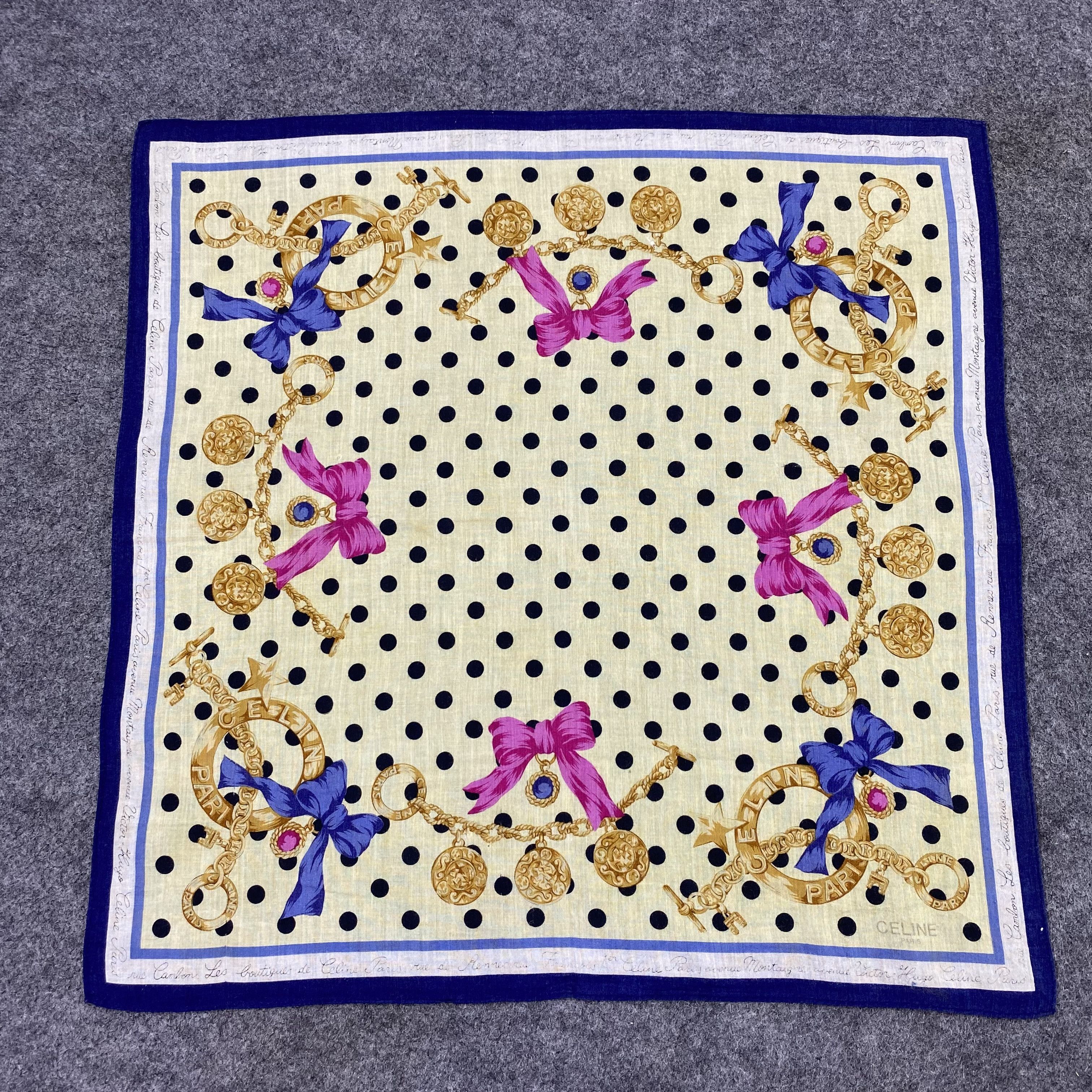 Celine Celine Handkerchief / Bandana / Neckerchief-B2285 Size ONE SIZE - 3 Thumbnail