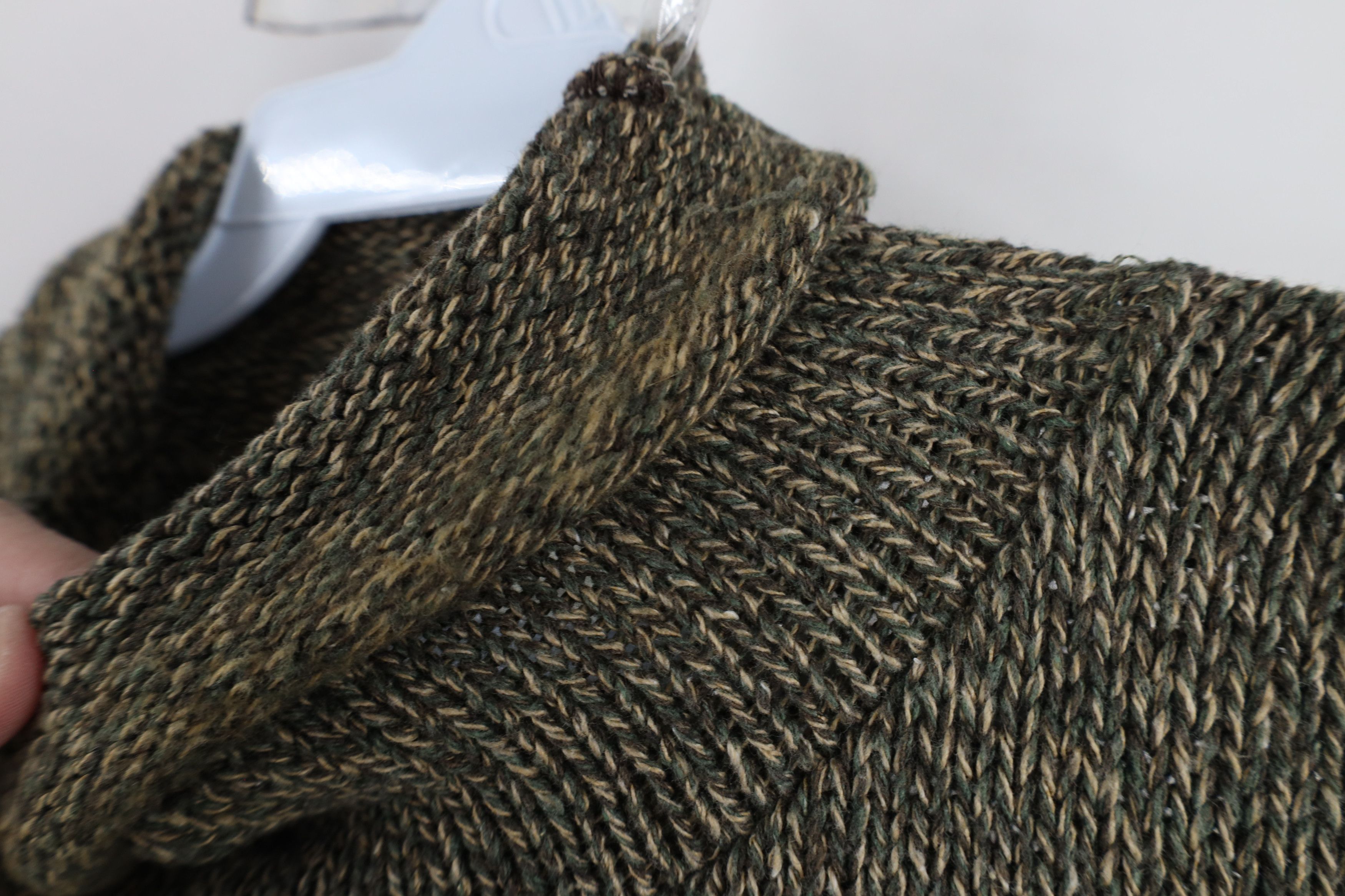 Vintage Vintage 90s Streetwear Marled Knit Turtleneck Sweater USA Size US M / EU 48-50 / 2 - 6 Thumbnail