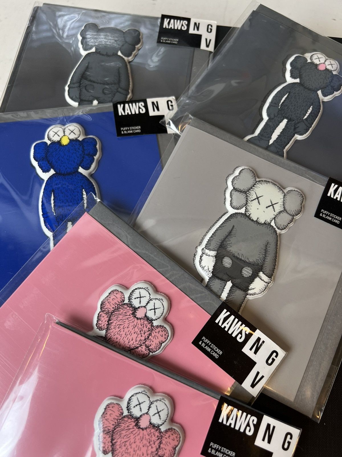 Kaws 6 x KAWS NGV BFF Puffy Sticker Size ONE SIZE - 4 Thumbnail