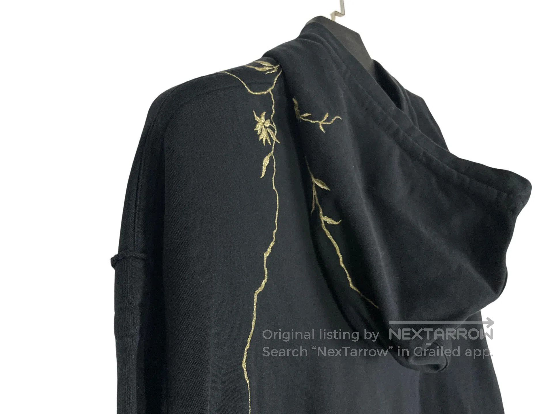 Haider Ackermann Haider Ackermann Gold Flower Embroidered Hoodie Size US S / EU 44-46 / 1 - 5 Thumbnail