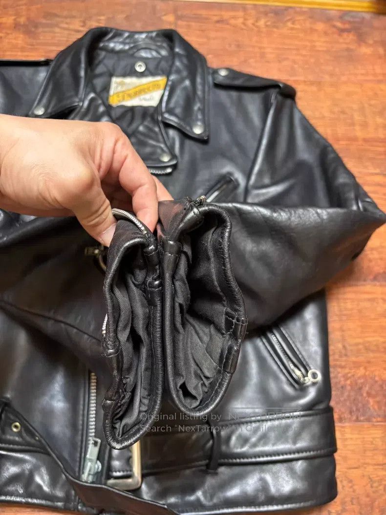 Schott Schott 618 cable-stayed locomotive leather jacket Size US L / EU 52-54 / 3 - 5 Thumbnail