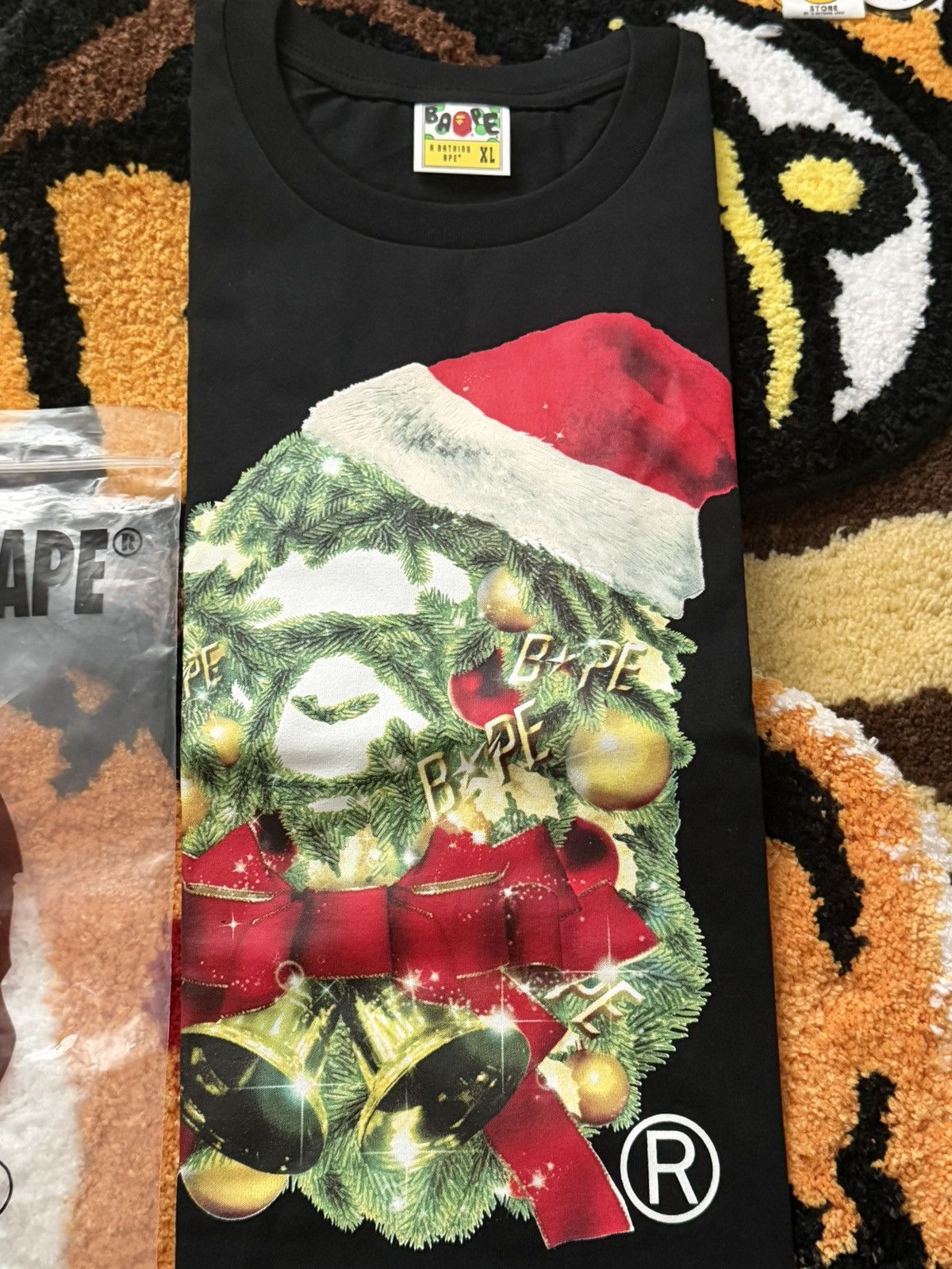 Bape Bape Christmas Ape Head Tee. XL . Brand New Size US XL / EU 56 / 4 - 3 Thumbnail