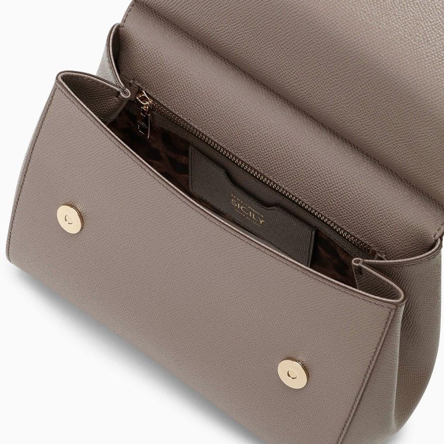 Dolce & Gabbana o1d2blof0824 Size : OS / Medium Handbag in Taupe Size ONE SIZE - 4 Thumbnail