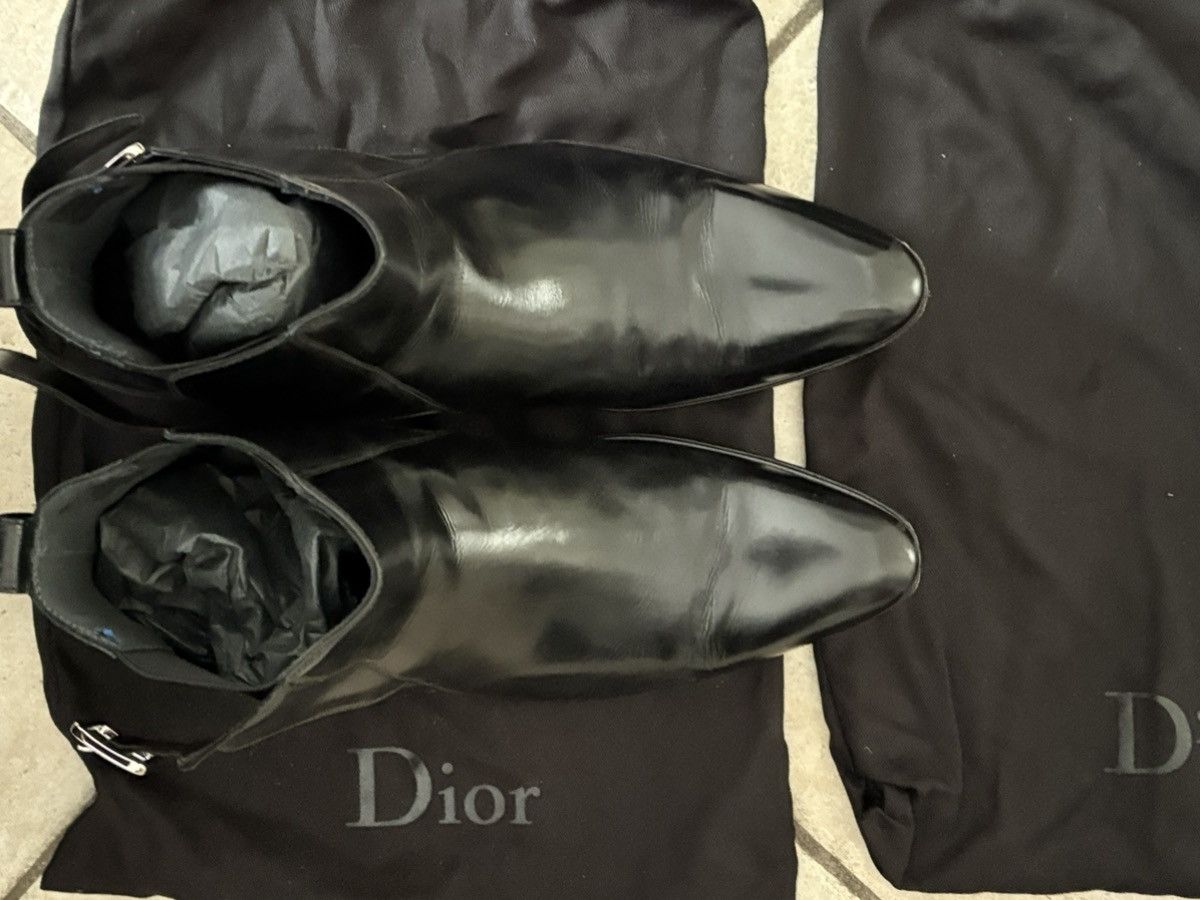 Dior KVA Dior Black Buckle Detail Desert Boots Size US 7 / EU 40 - 5 Thumbnail
