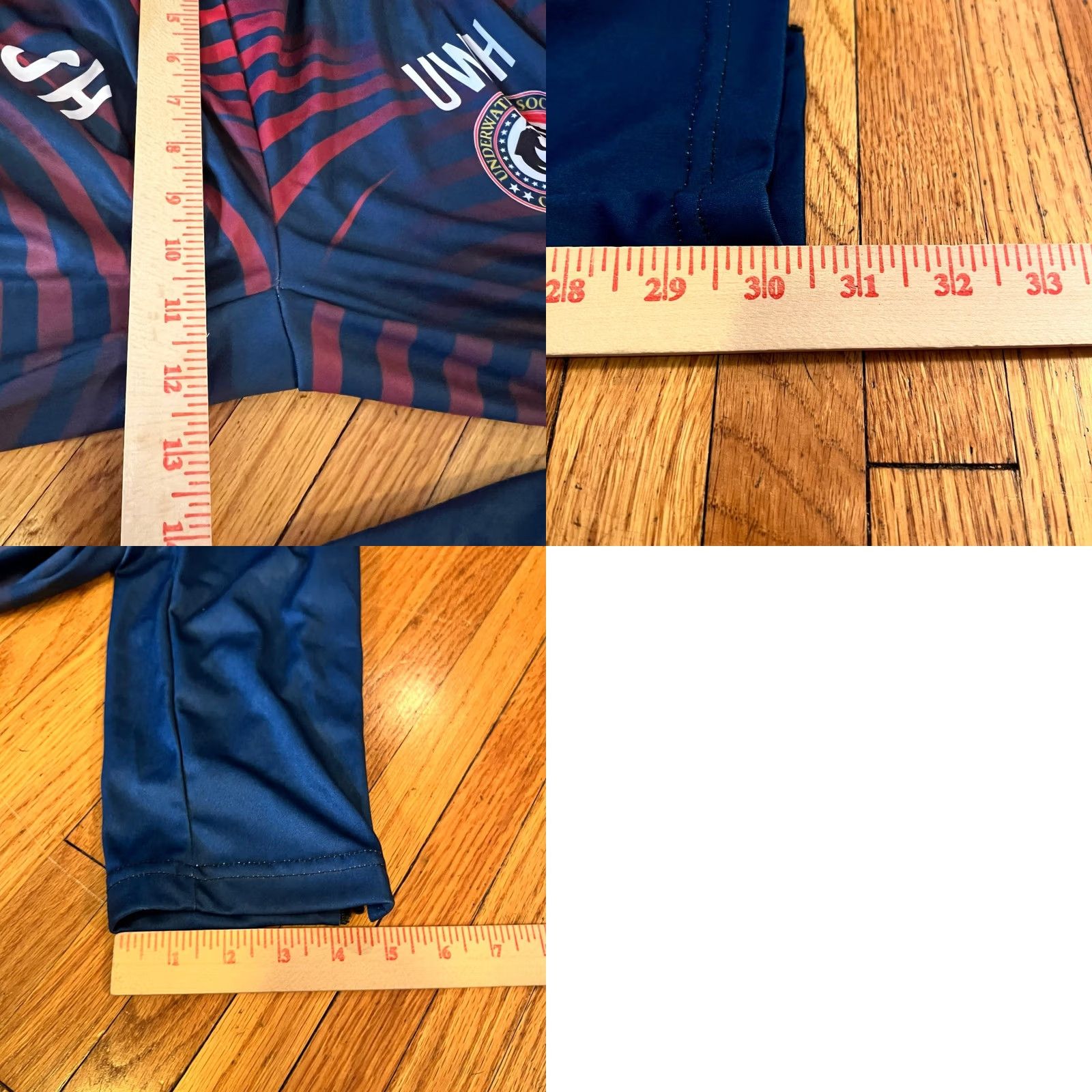 Vintage Podium Wear Track Pants Adult Medium UWH Under Water Society USA Mens Size US 31 - 8 Thumbnail