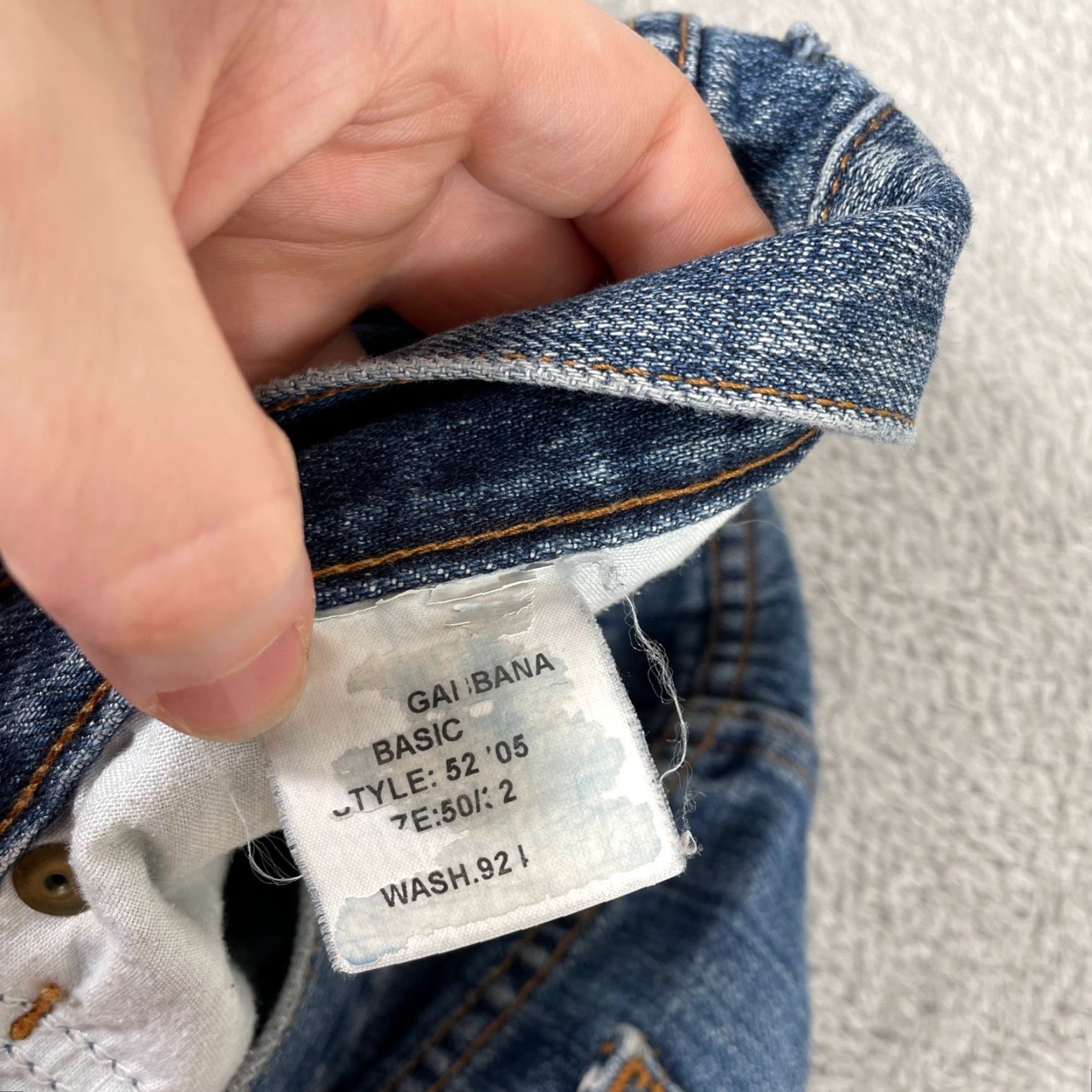 Dolce & Gabbana VINTAGE Dolce & Gabbana Jeans Mens 32x30 Blue Straight Leg Denim Designer 90s Retro Hipster Size US 32 / EU 48 - 6 Thumbnail