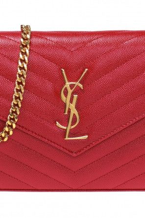 Saint Laurent Paris o1bcso1str1124 Size: OS/ Opyum Wallet On Chain in Red Size ONE SIZE - 4 Thumbnail