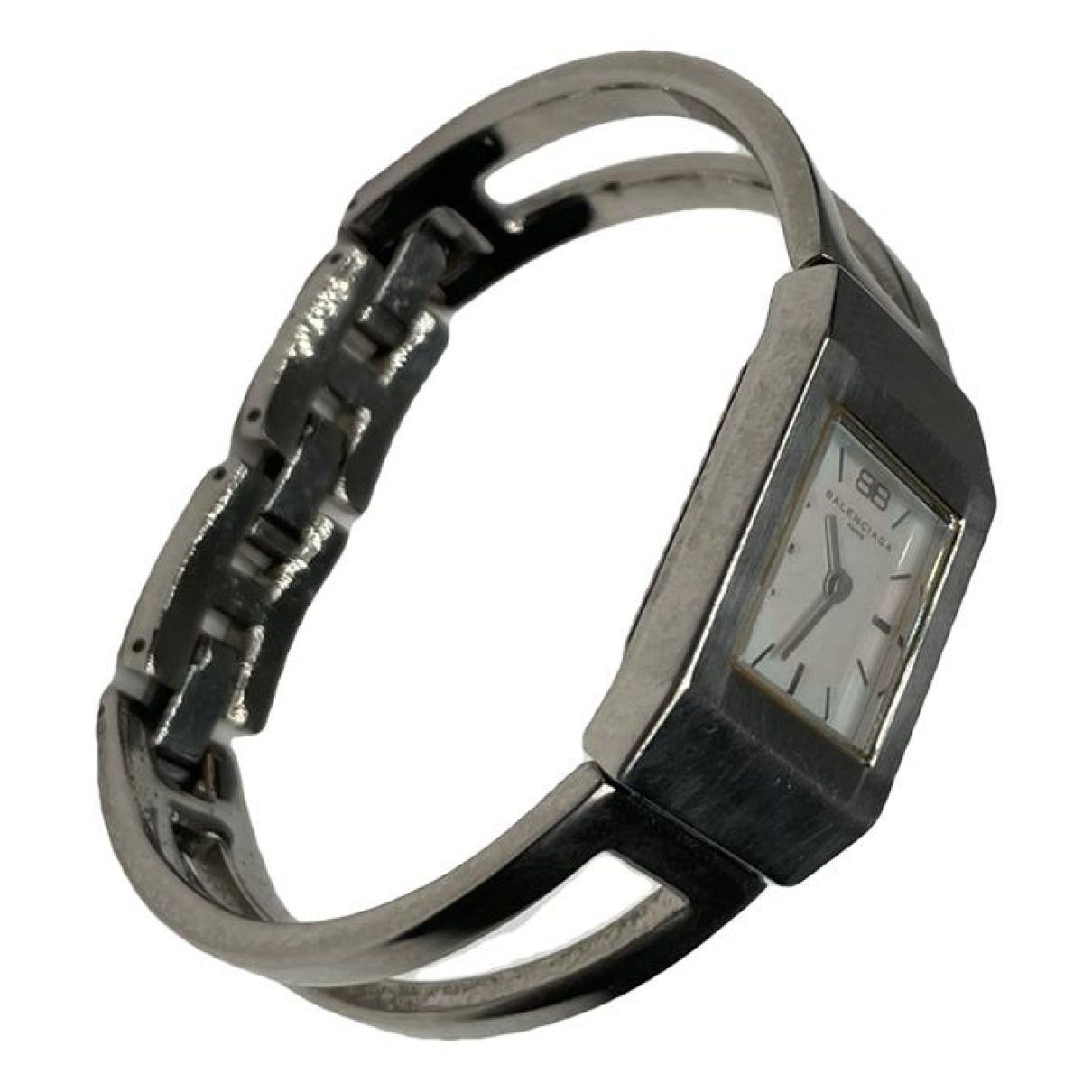 Balenciaga Silver Steel Watche Size ONE SIZE - 1 Thumbnail
