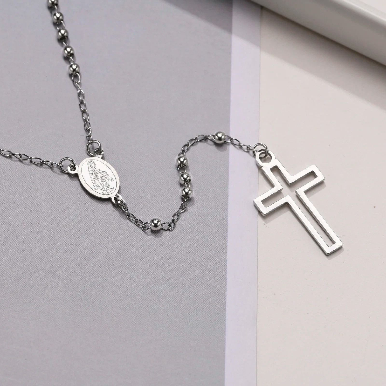Vintage Rosary Necklace Size ONE SIZE - 1 Thumbnail