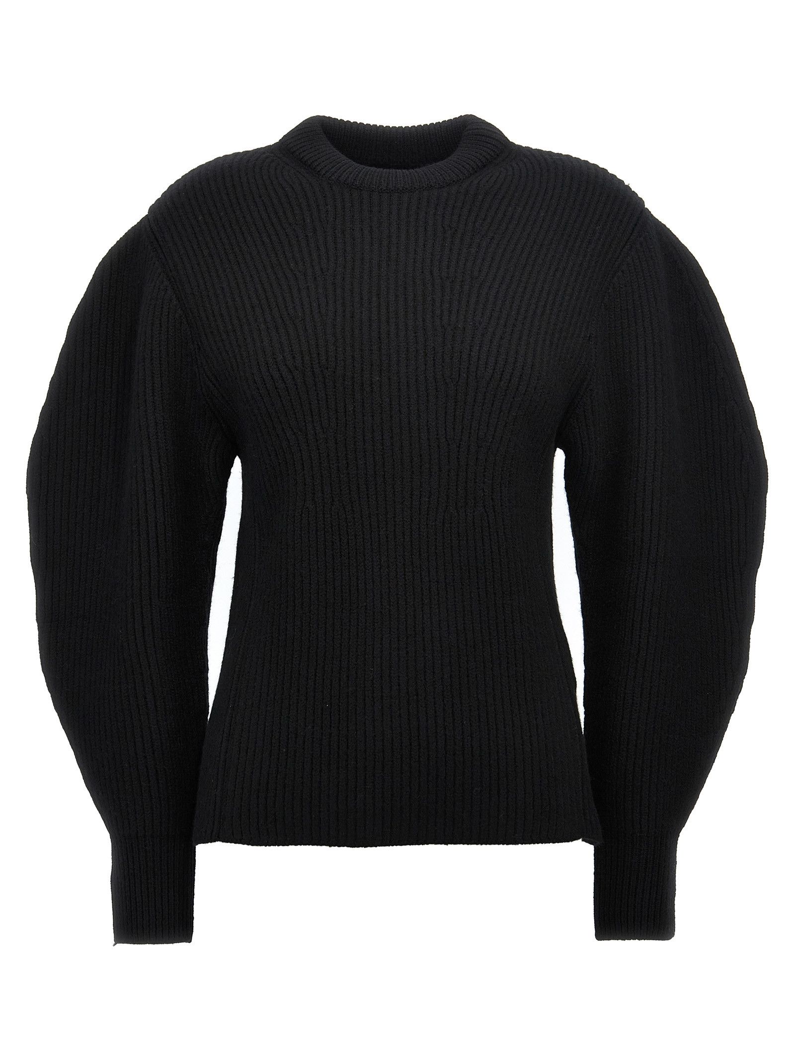 【送料&関税込】Jil Sander Ribbed Sweater Ribbed-knit wool turtleneck sweater in black - Jil Sander