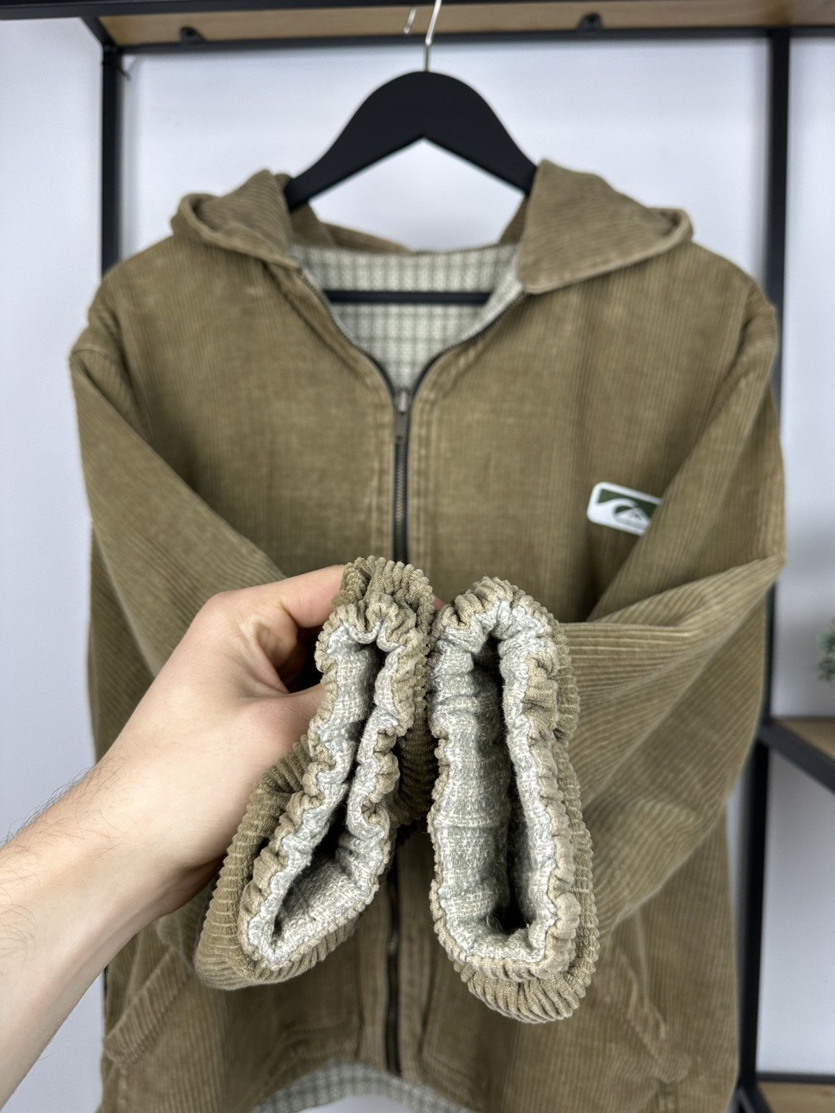 Quiksilver × Vintage Vintage Quiksilver corduroy jacket Double Sided Men’s L Size US L / EU 52-54 / 3 - 13 Thumbnail
