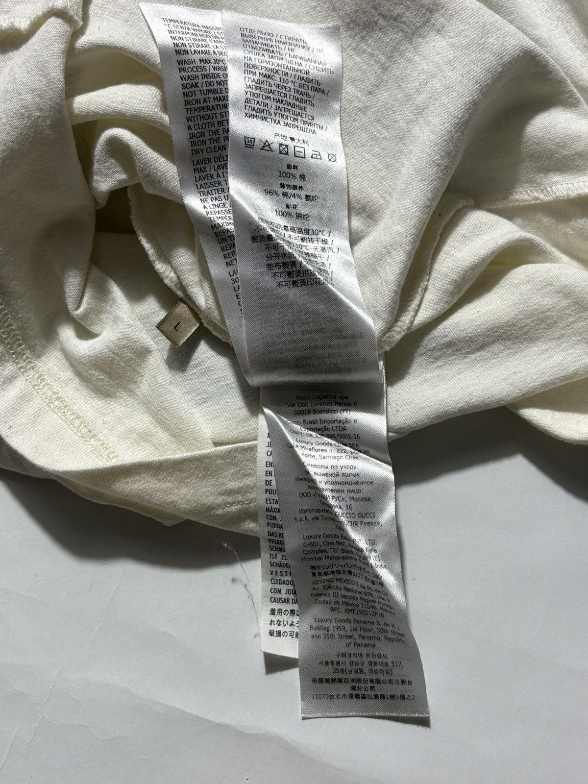 Adidas × Gucci GUCCI-ADIDAS V-NECK SHORT SLEEVE SHIRT Size L / US 10 / IT 46 - 6 Thumbnail