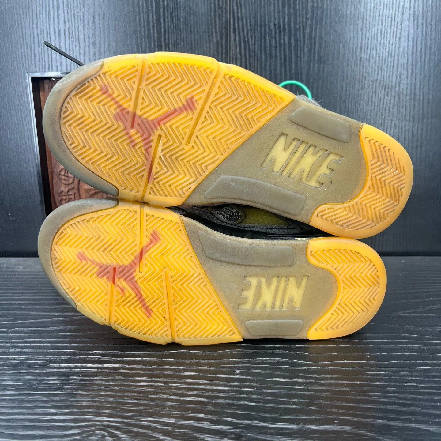 Nike Off-White Air Jordan 5 'Black Wing' Size 40 Size US 7 / EU 40 - 5 Thumbnail
