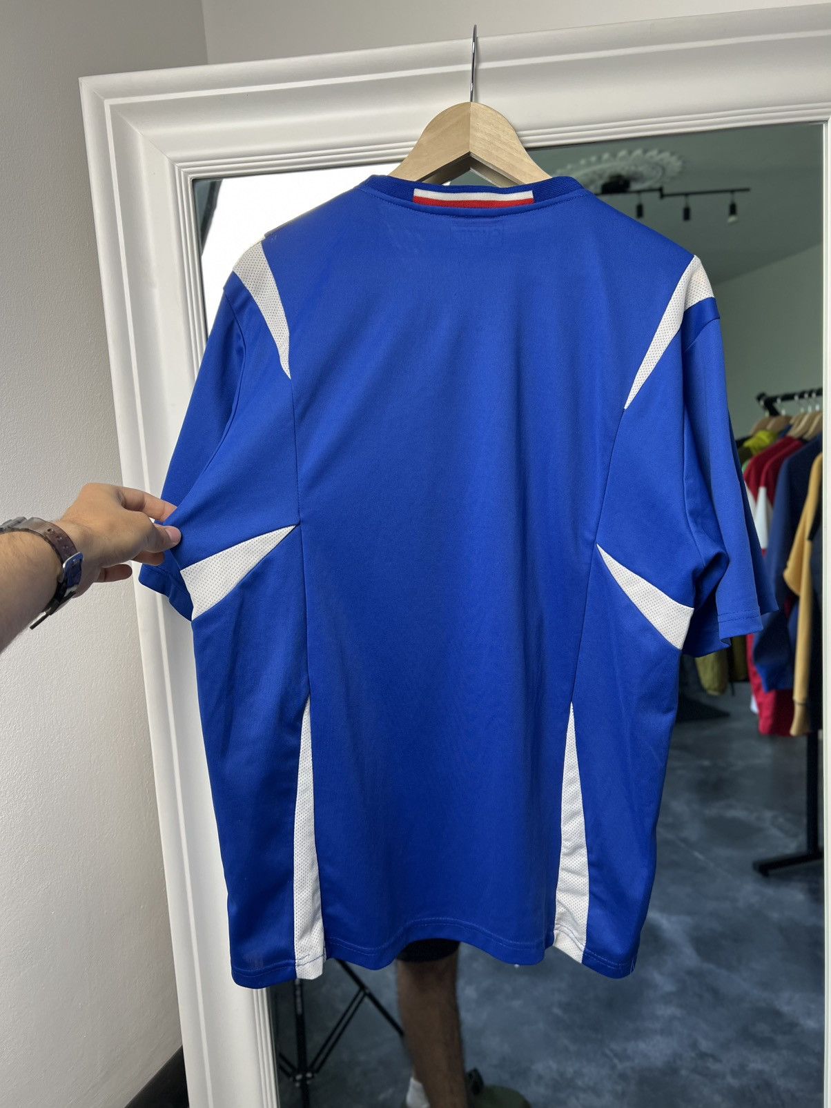 Lotto Sport Lotto Serbia Montenegro Home Jersey XL Blue 2000s Size US XL / EU 56 / 4 - 15 Thumbnail