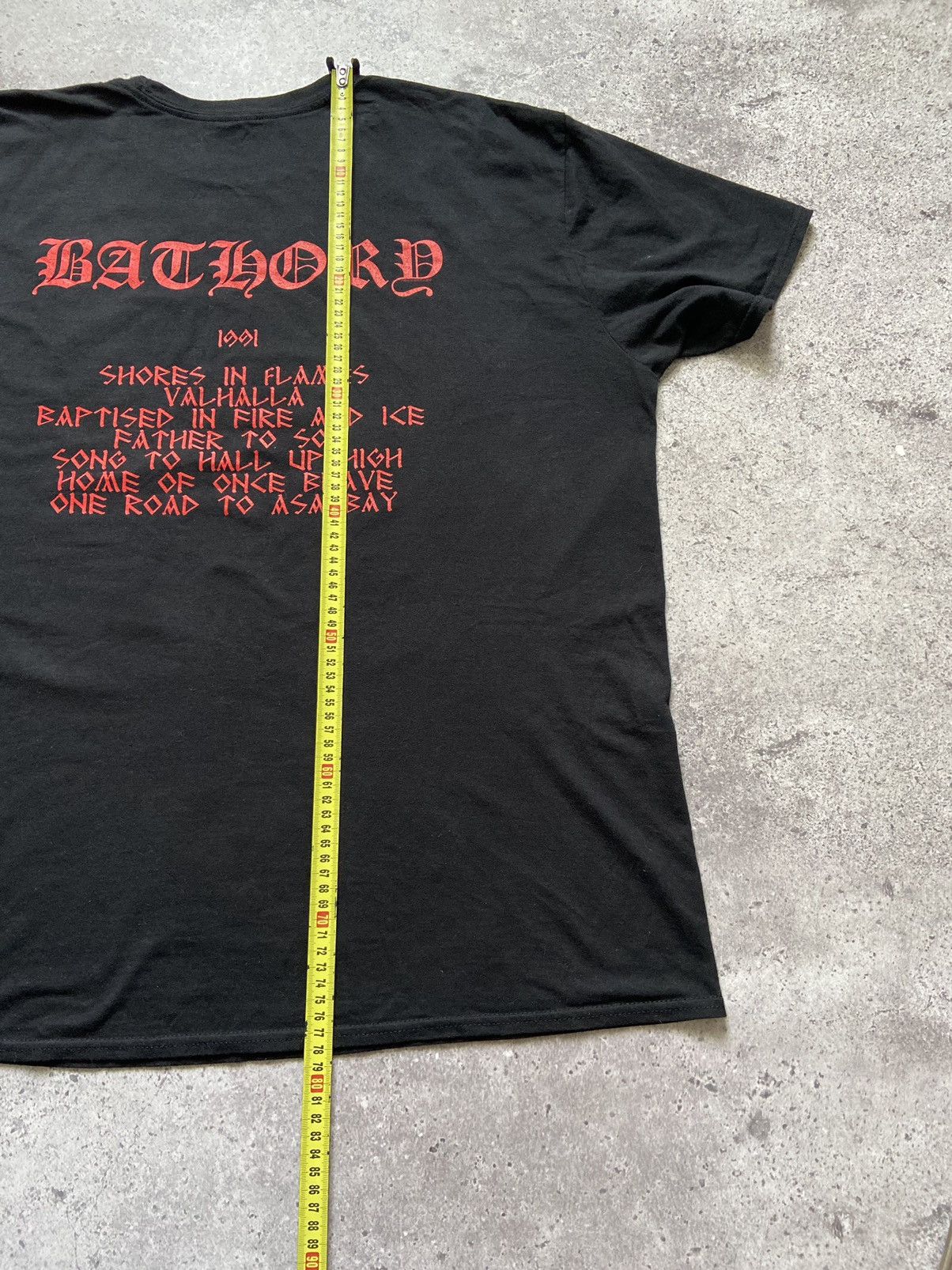Band Tees Vintage Bathory Shirt Black Metal Band Tee HammerHeat Size US XL / EU 56 / 4 - 6 Thumbnail