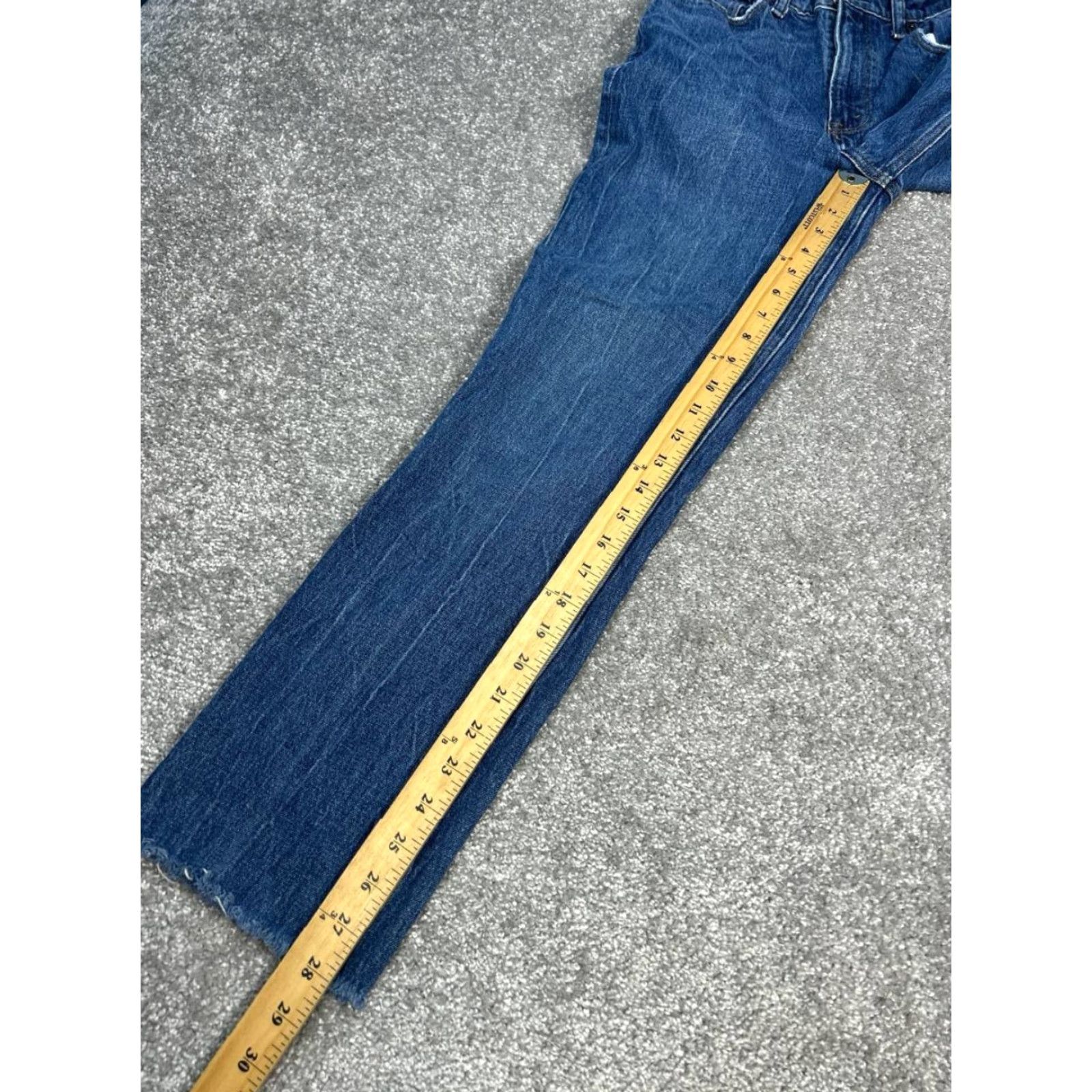 Abercrombie & Fitch Abercrombie & Fitch Curve Love The 90s Straight Jeans Womens 25 Blue Denim Ultra High Rise 23x28 Size 42" / US 20 - 5 Thumbnail