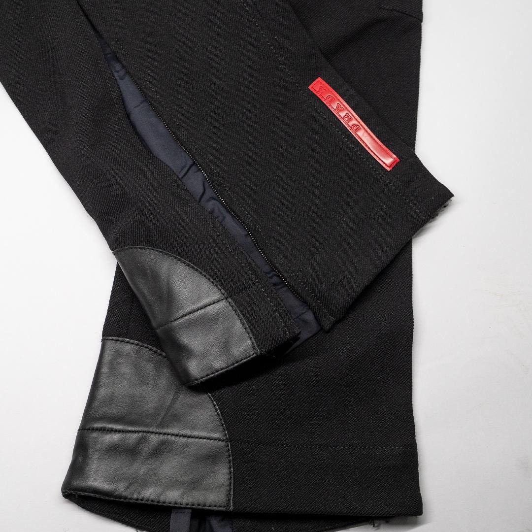 Prada × Vintage Prada Sport Early 2000 Zip Up Tech Red Tabs Size 34" / US 12 / IT 48 - 4 Thumbnail