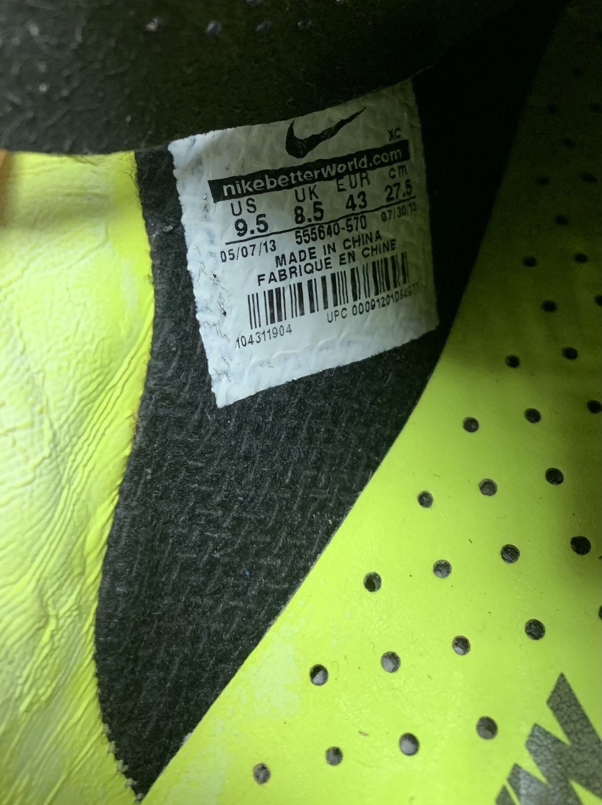 Nike Nike mercurial veloce soccer boots professional 9.5US 43 sz Size US 9.5 / EU 42-43 - 12 Thumbnail