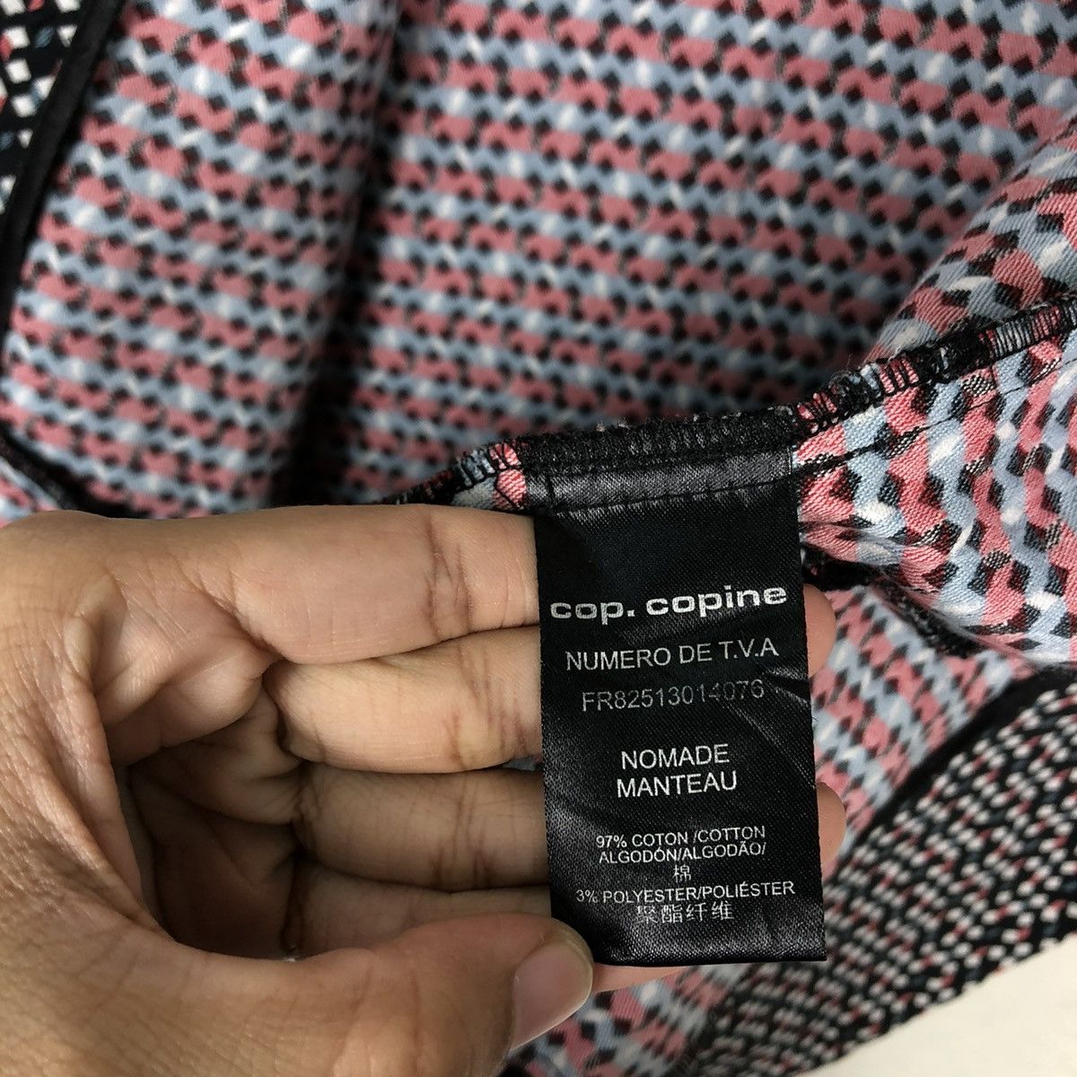 Vintage 🔥Vtg Quilted Button Jacket Goyard Design Cop Copine Portuga Size US M / EU 48-50 / 2 - 16 Thumbnail