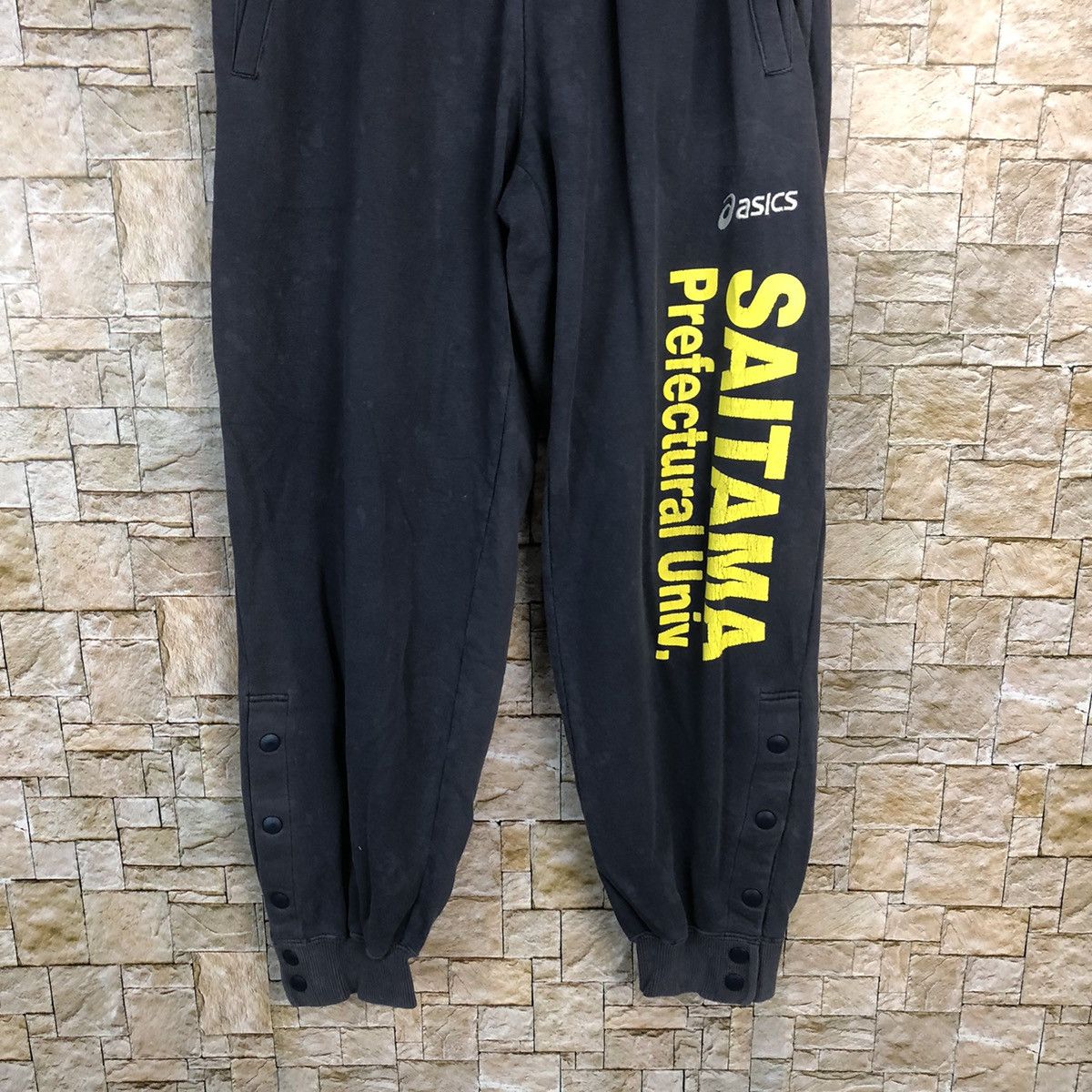 Asics Asics Saitama Prefectural Univ Dark Blue Joggers Pants #A454 Size US 28 / EU 44 - 3 Thumbnail
