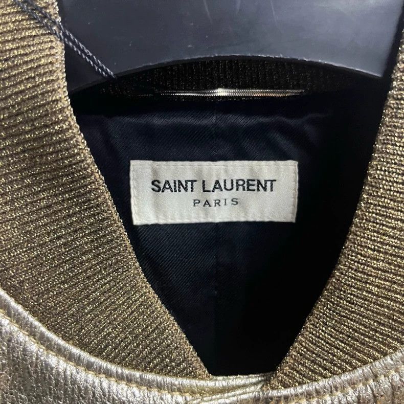Saint Laurent Paris Saint Laurent "Bang" Print Baseball Jacket- Size US M / EU 48-50 / 2 - 3 Thumbnail
