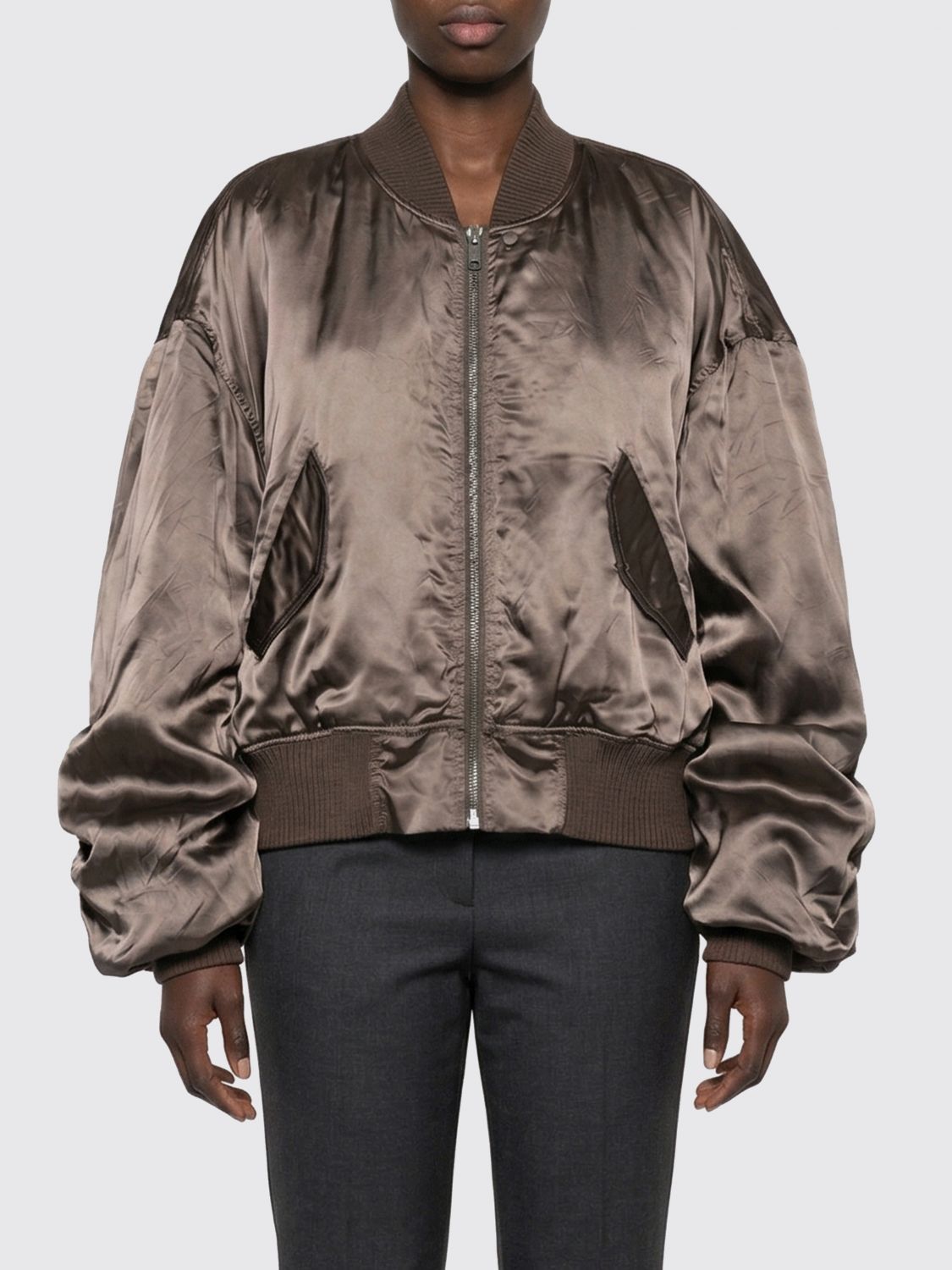 Rick Owens Rick Owens Jacket Woman Grey 1 Size S / US 4 / IT 40 - 1 Thumbnail