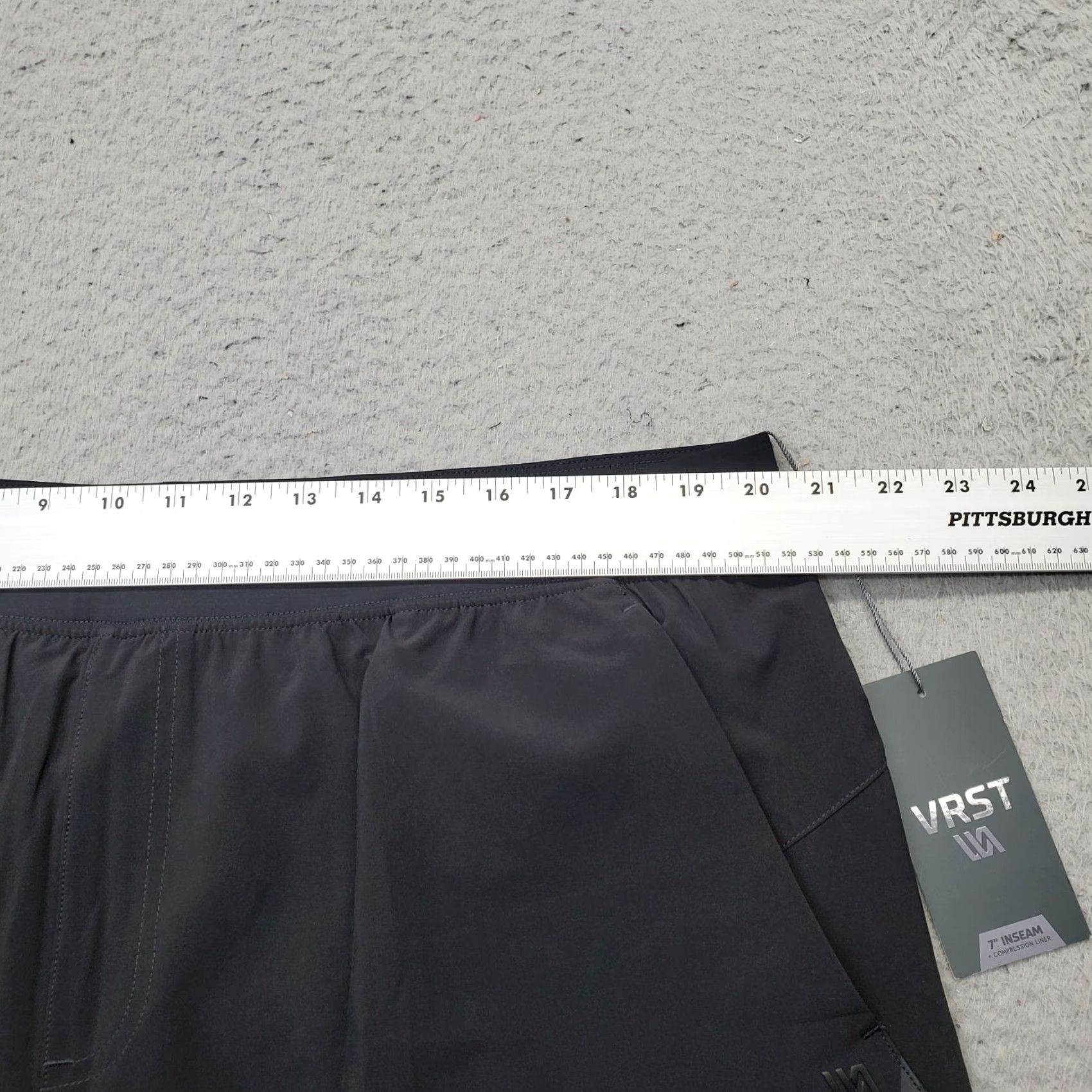 Vintage VRST Golf Shorts Mens 2XL Black Performance Compression Liner Pull On 7" Inseam Size US 39 - 6 Thumbnail