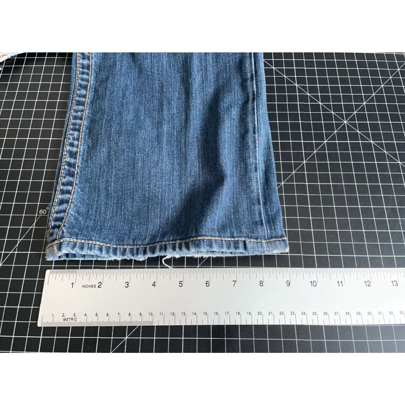 Denime VINTAGE Big Star Jeans Bootcut 5-Pocket Men's 30 x 29 Blue Denim Boot Cut Regular Rise Midi 90s Grunge Retro US Made Size US 30 / EU 46 - 7 Thumbnail