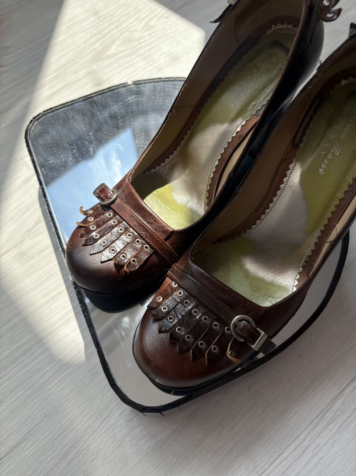 Vintage y2k italian heels Size US 7 / IT 37 - 9 Thumbnail