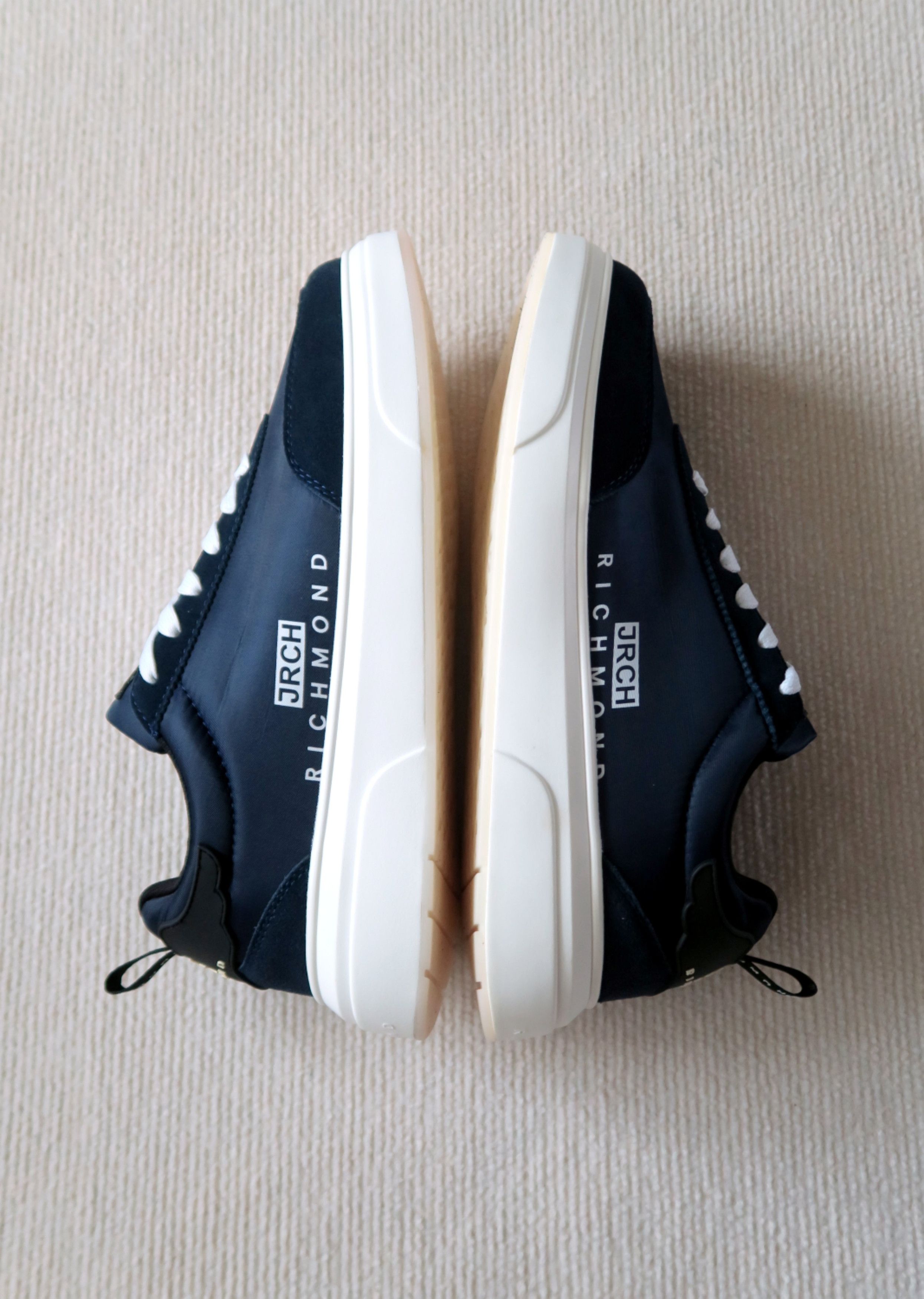 John Richmond John Richmond Navy Contrast Logo Sneakers Size US 12 / EU 45 - 5 Thumbnail