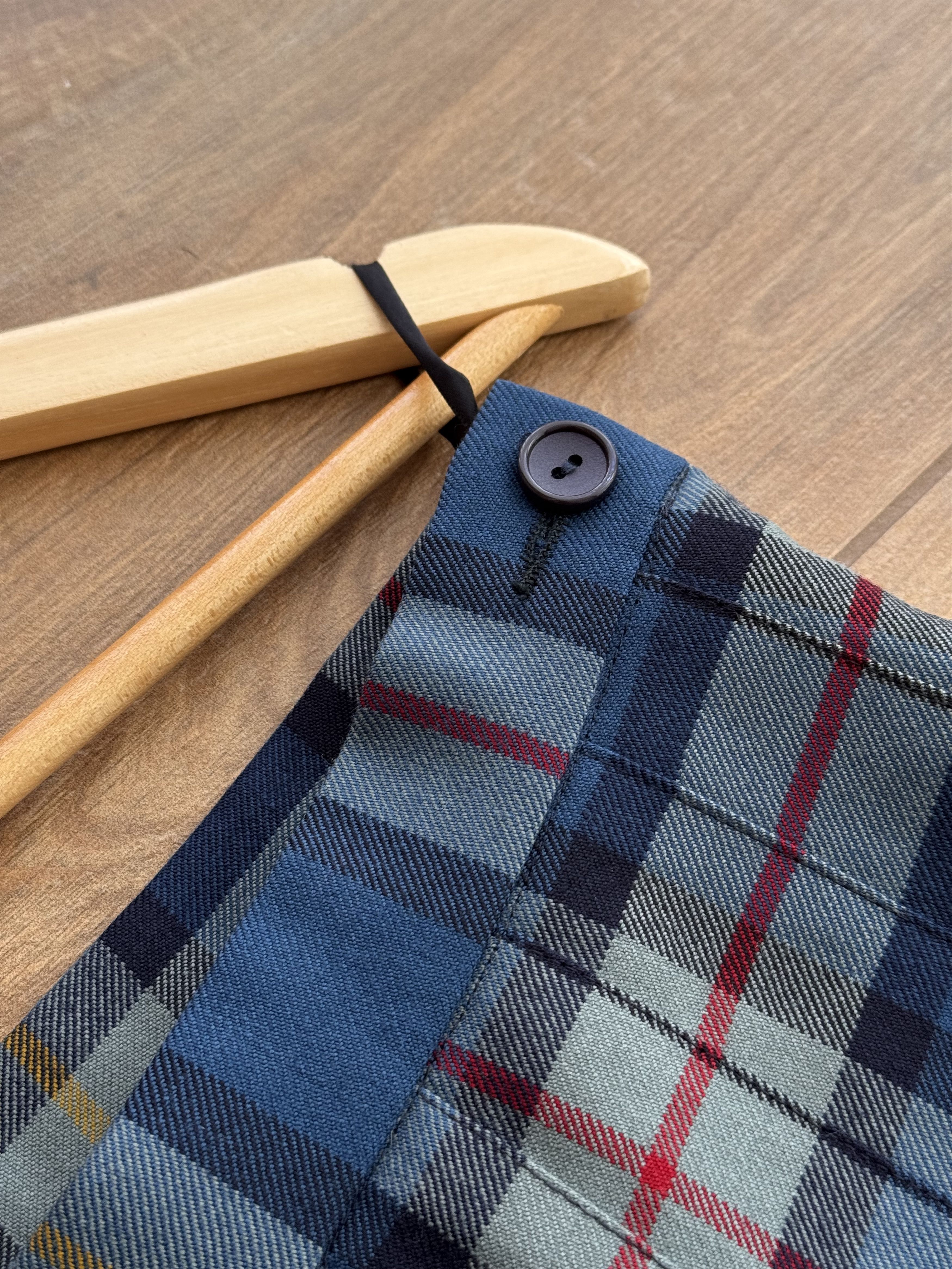 Pringle Of Scotland × Vintage Vintage Johnstons of Elgin Tartan Long Kilt Wool Skirt Size 34" / US 12 / IT 48 - 13 Thumbnail