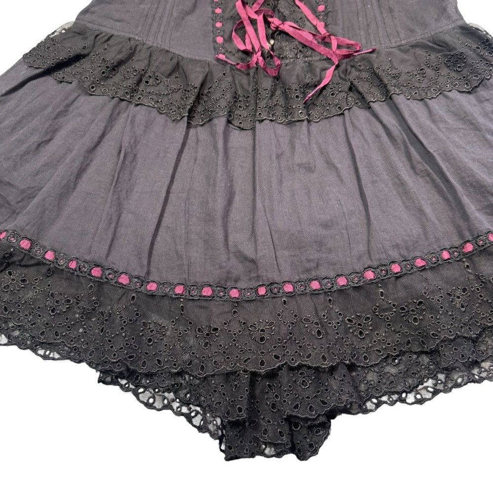 Free People NWT New $128 Free People Sweet On You Romper In Black Combo Size XS / US 0-2 / IT 36-38 - 6 Thumbnail