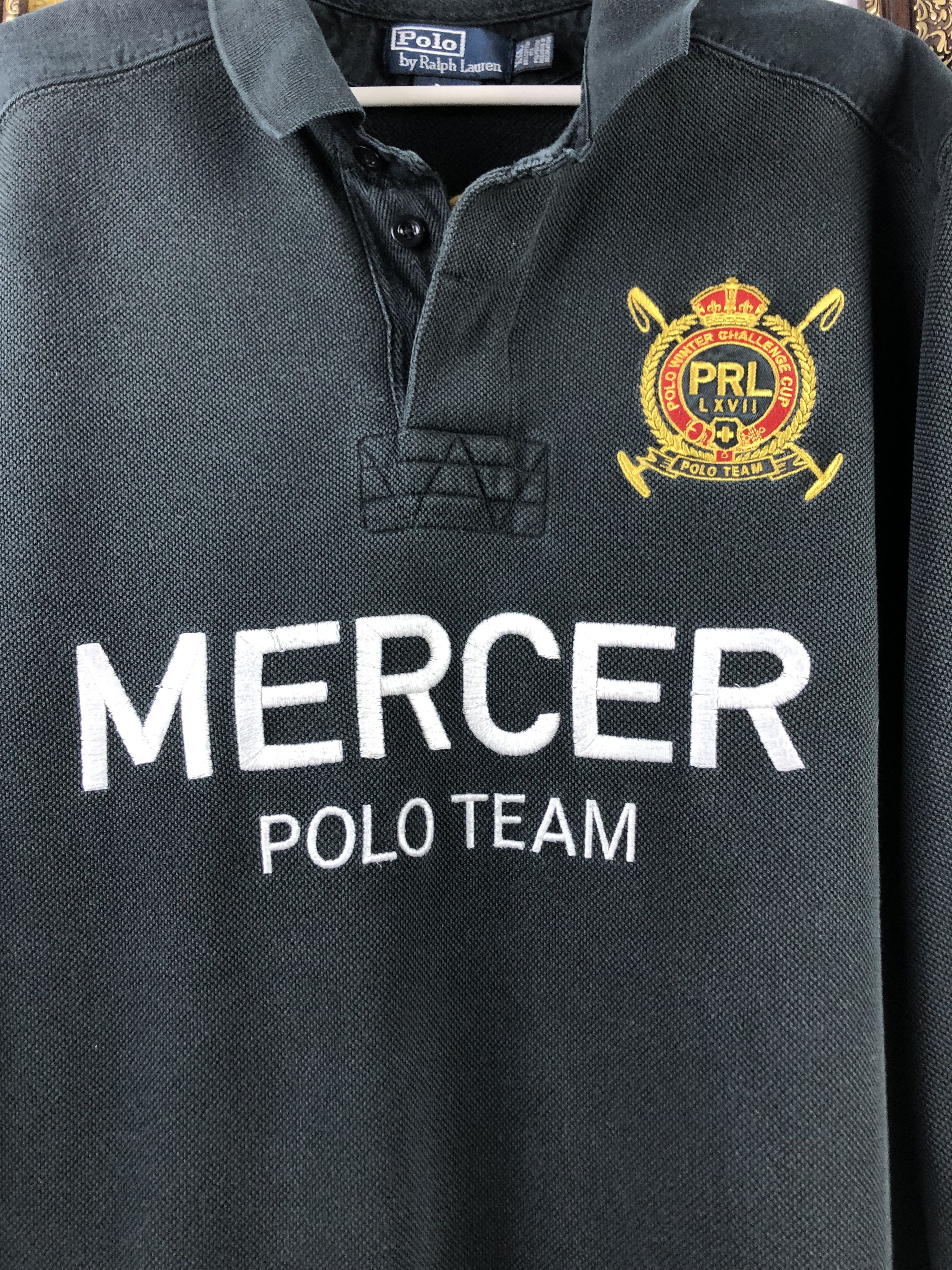 Polo Ralph Lauren Polo Ralph Lauren Shirt Black Mercer Team 3 Winter Challenge Size US XXL / EU 58 / 5 - 3 Thumbnail
