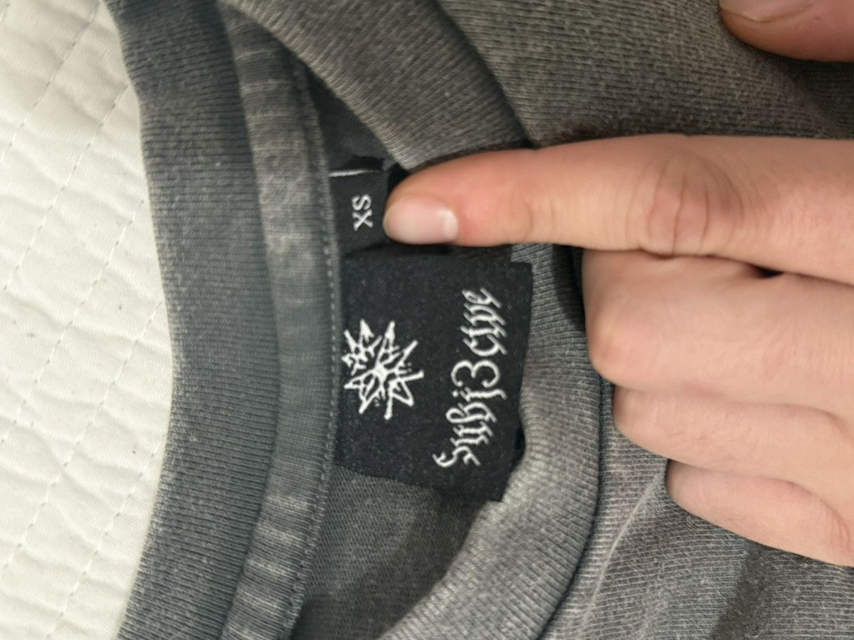 Other Subj3ctve Black Wash Triple Cross Black Flame Tee Size US XS / EU 42 / 0 - 3 Thumbnail