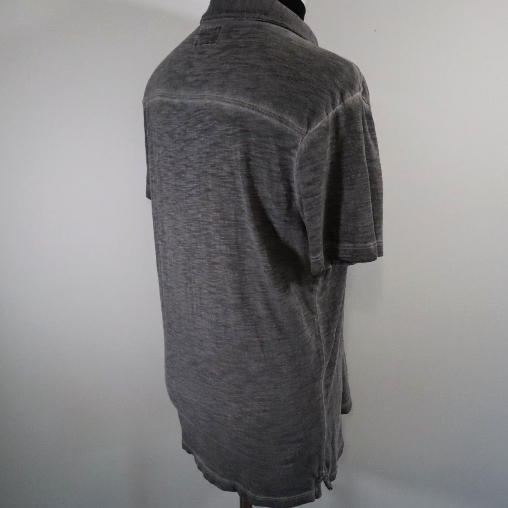 Vintage Rock & Republic Polo Shirt Mens Medium Dark Gray Pocket Short Sleeve Golf Casual Size US M / EU 48-50 / 2 - 5 Thumbnail