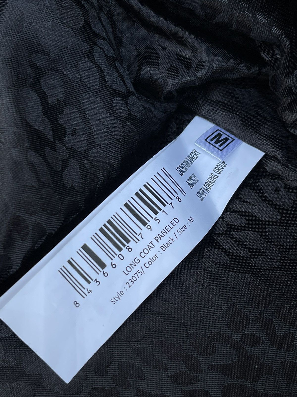 Leather !DS! AW22 Studio ID Long Paneled Leather Black Coat Size US M / EU 48-50 / 2 - 22 Thumbnail