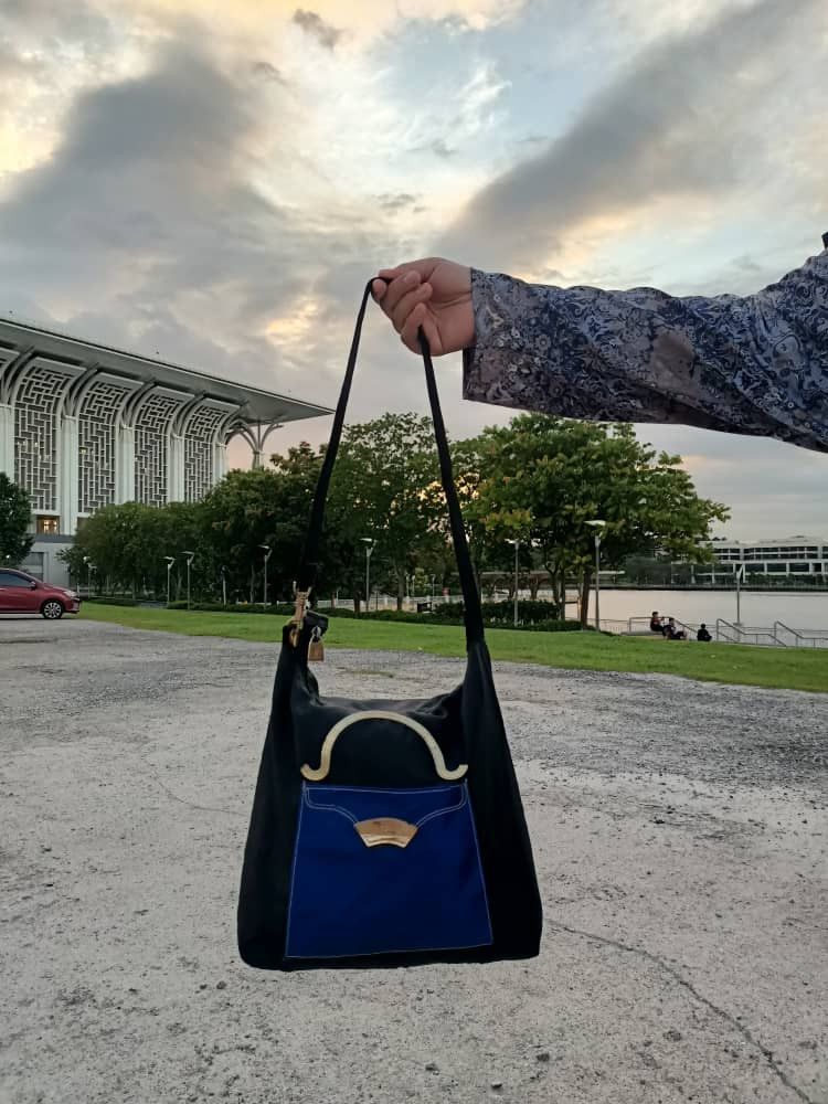 Karl Lagerfeld Vintage 90s Karl Lagerfeld reversible handbag zip Opti Dmc Size ONE SIZE - 5 Thumbnail