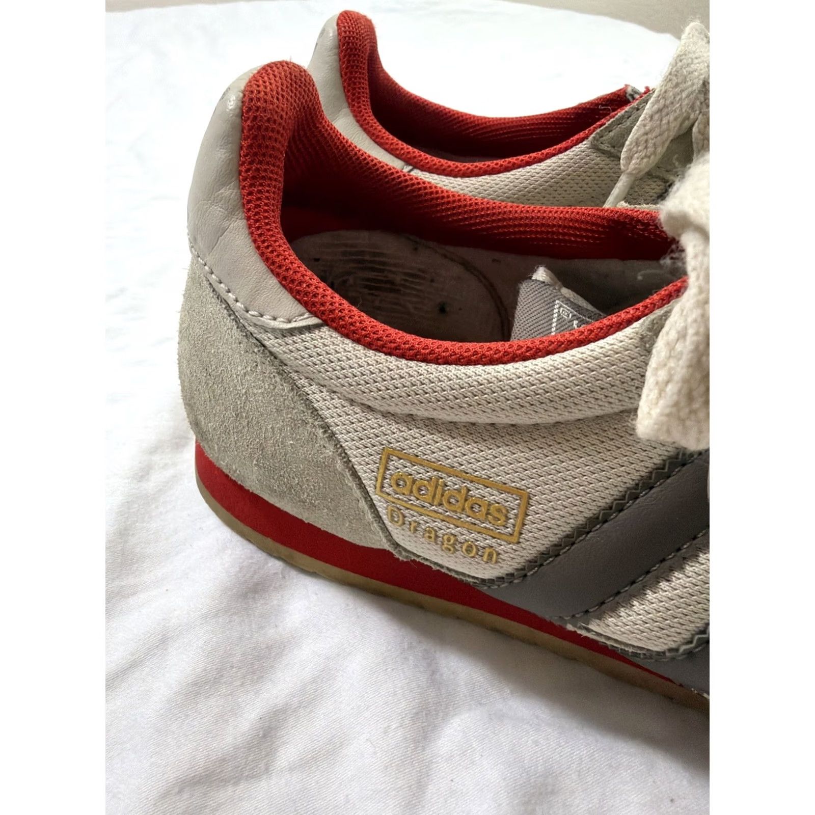 Adidas Adidas Dragon Sneaker Men’s Size 6.5 Low Top Beige Brown Red 2011 Swoosh Shoe Nike-style? Size US M / EU 48-50 / 2 - 3 Thumbnail