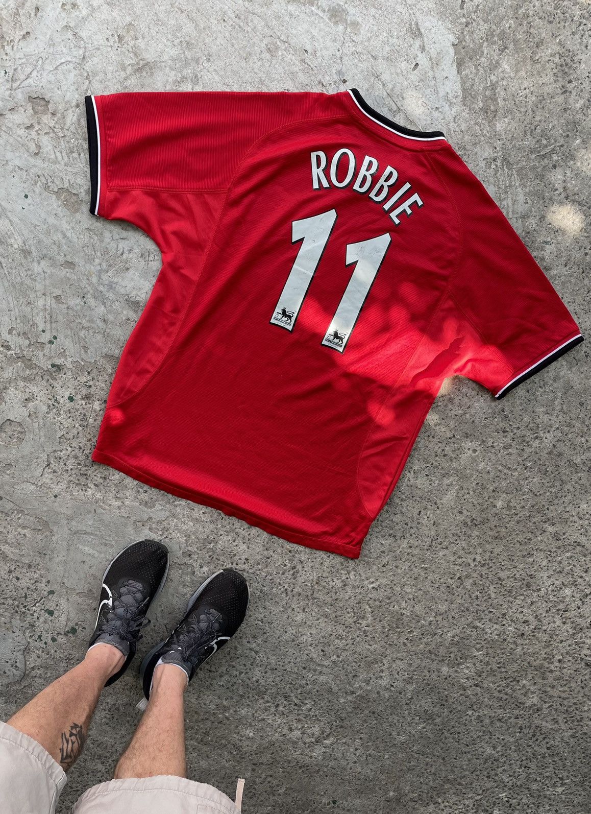 Umbro Manchester Y2K United Umbro 00s Soccer Jersey Blokecore ⚽️ Size US L / EU 52-54 / 3 - 4 Thumbnail