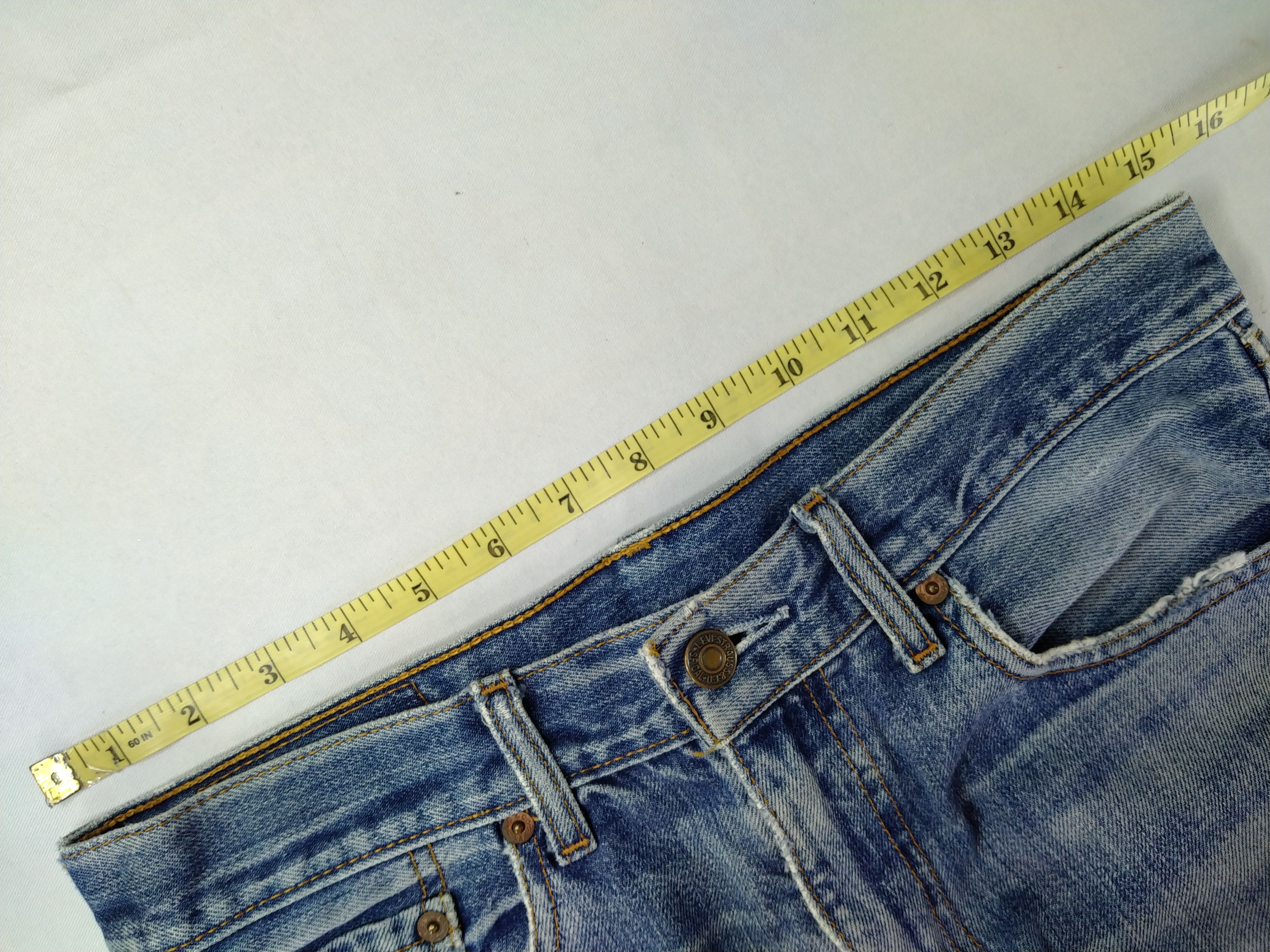 Levi's Vintage Levi's 508 Distressed Blue 30x29 Denim -JN586 Size US 32 / EU 48 - 5 Thumbnail