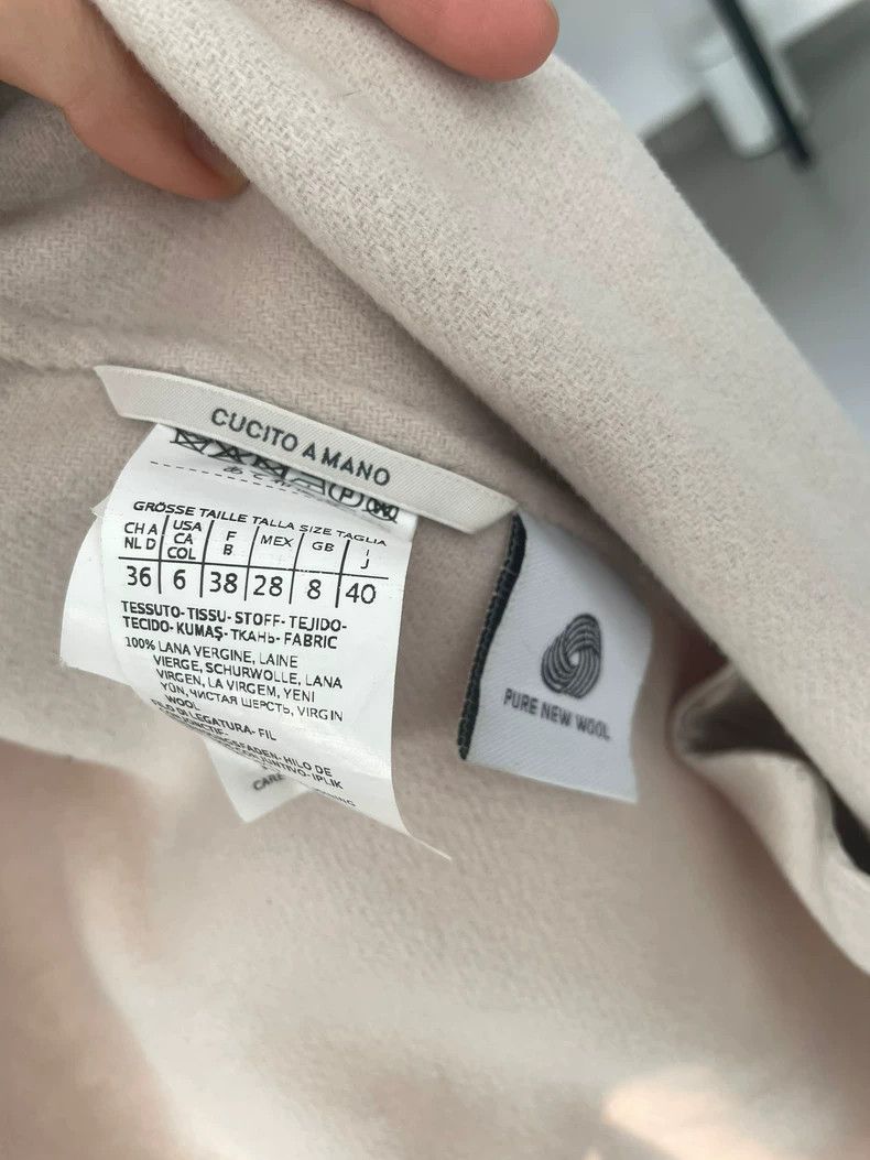Max Mara Max Mara Coat Rice White Ice White Long Bathrobe Coat Cash Size XS / US 0-2 / IT 36-38 - 5 Thumbnail