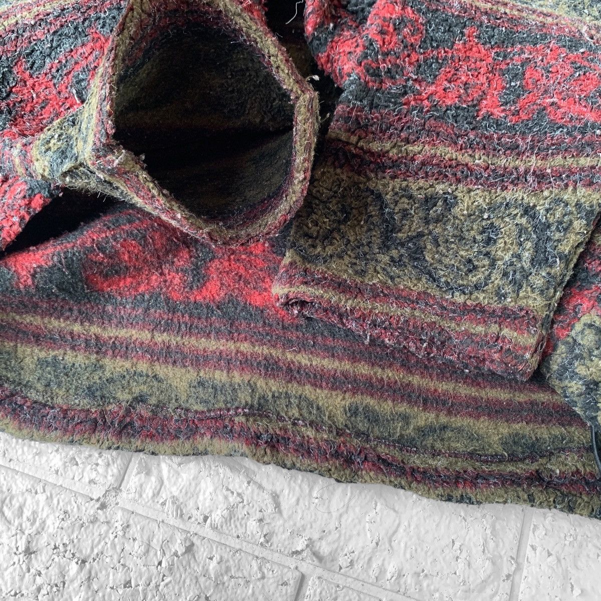 Other Vintage Woolrich Rugged Aztec Fleece Half Zipper Jacket Size US L / EU 52-54 / 3 - 6 Thumbnail