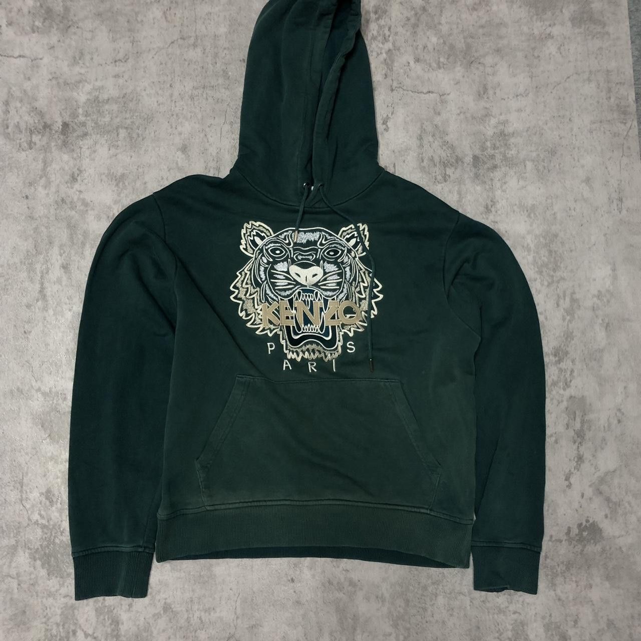 Kenzo Green Kenzo hoodie with gold tiger design #streetwear Size US XS / EU 42 / 0 - 1 Thumbnail